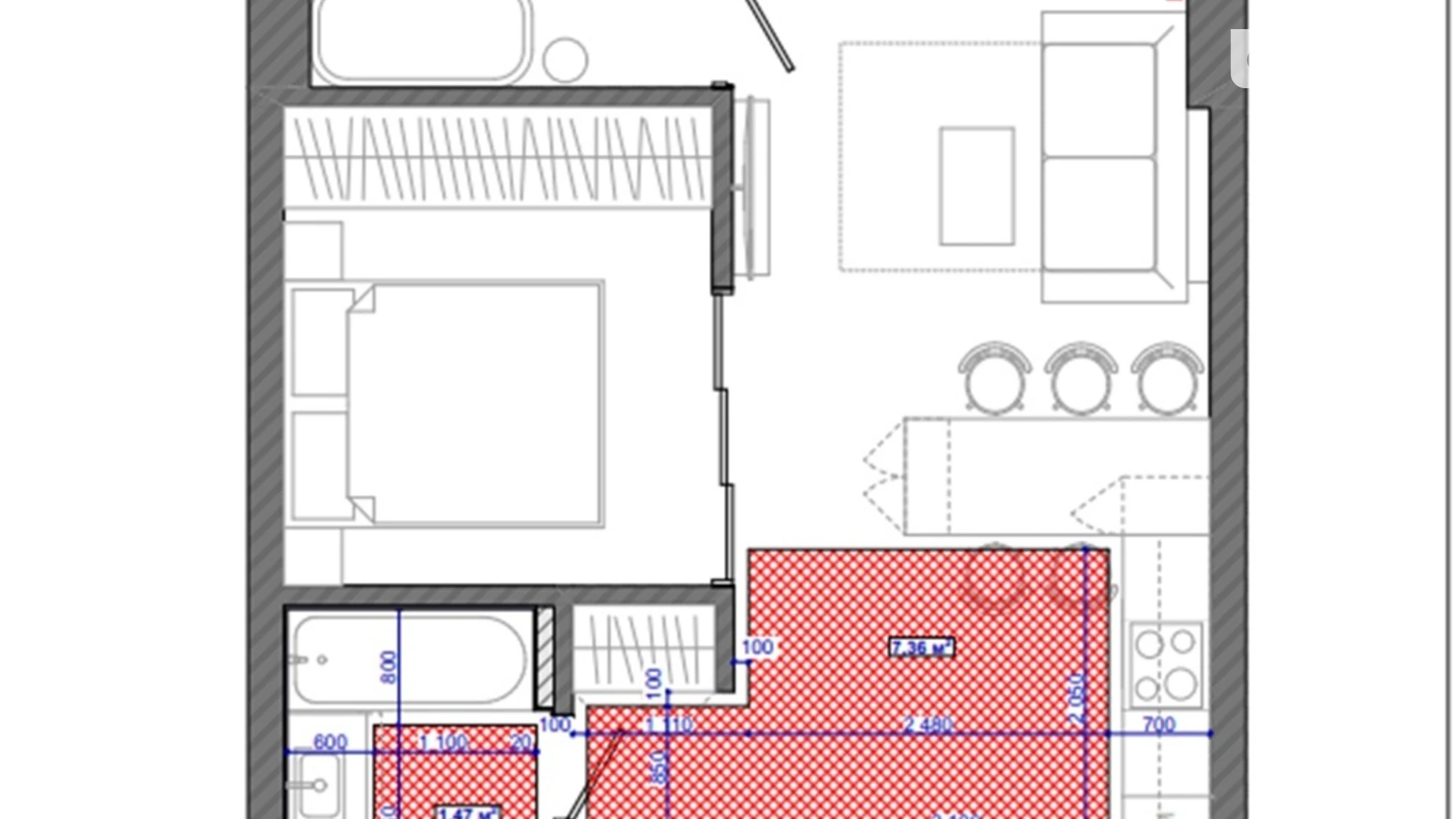 Продается 2-комнатная квартира 52 кв. м в Киеве, цена: 141750 $ - фото 3