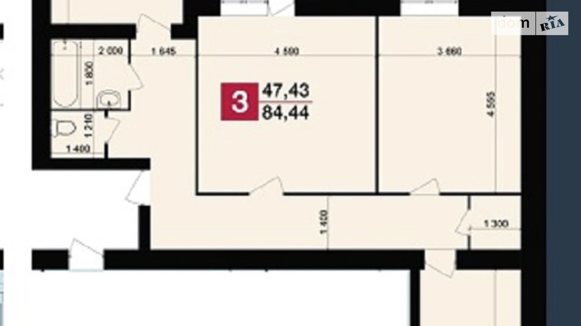 Продається 3-кімнатна квартира 89.7 кв. м у Хмельницькому, вул. Олександра Кушнірука(Гастелло), 15/1 - фото 2