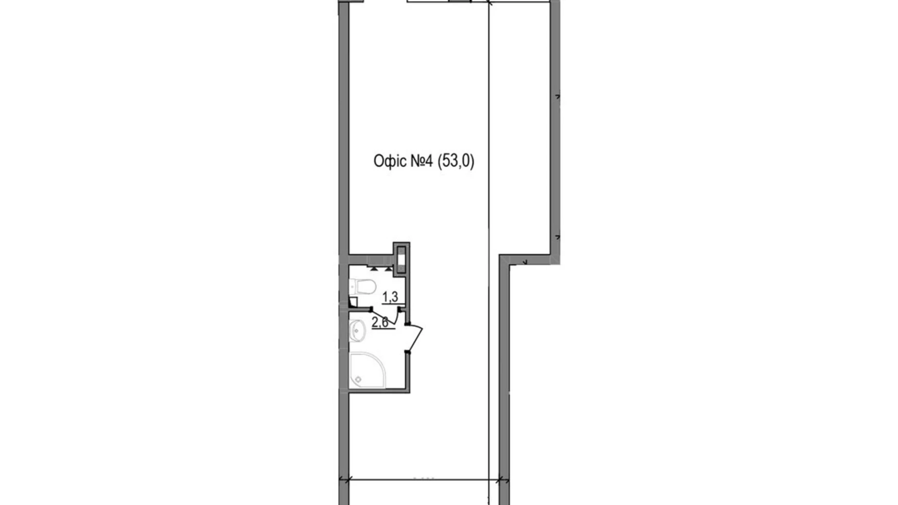 Продается офис 53 кв. м в бизнес-центре, цена: 55650 $ - фото 2