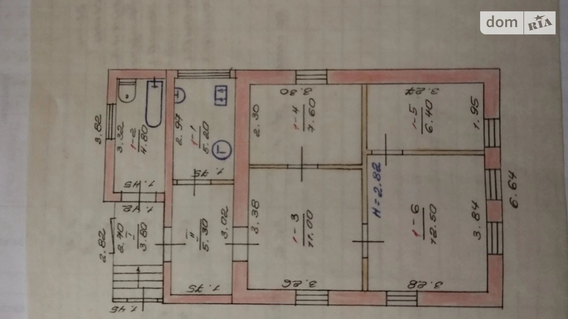 Продается одноэтажный дом 56.6 кв. м с камином, цена: 36500 $ - фото 2