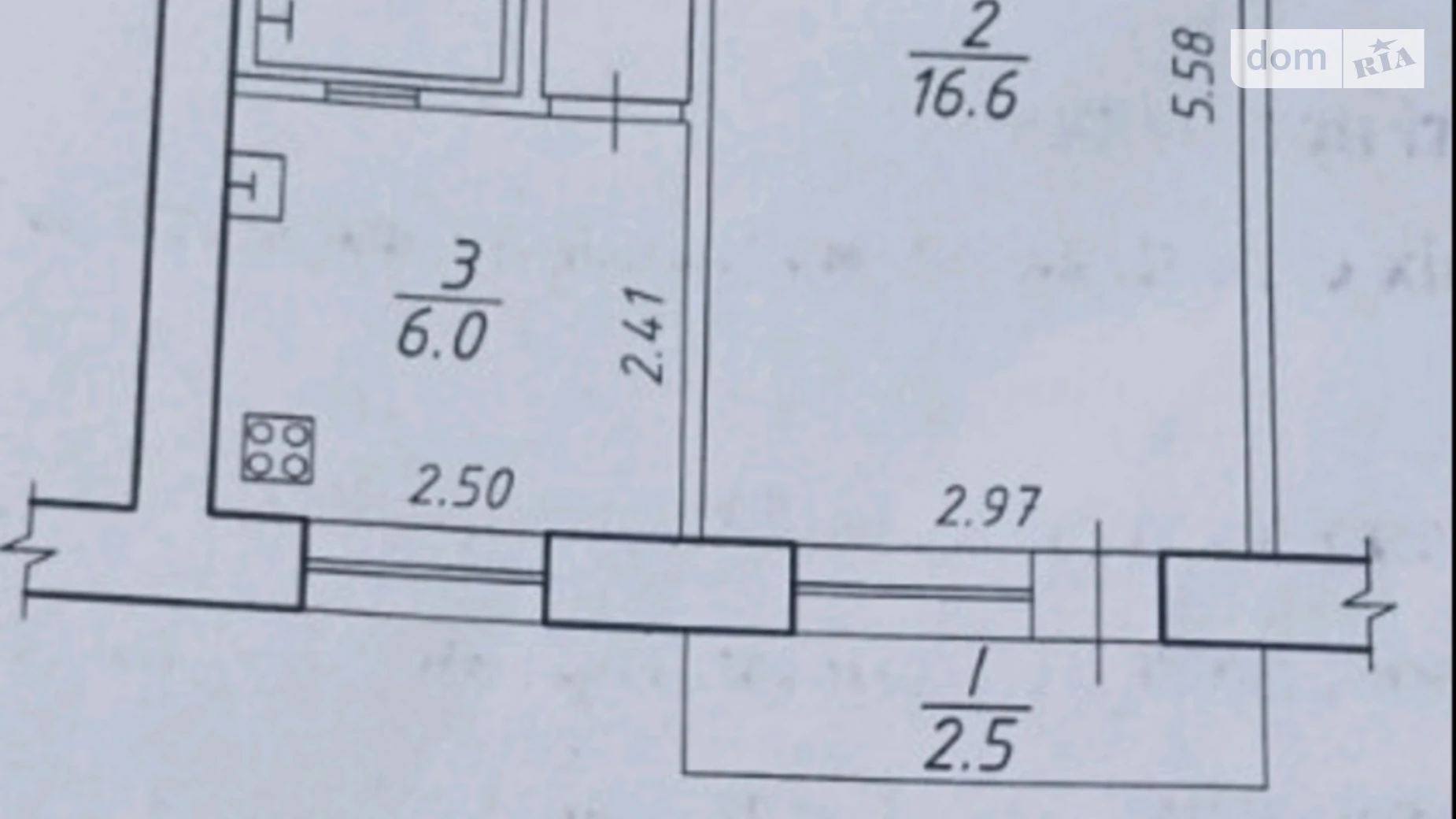 Продается 1-комнатная квартира 31 кв. м в Сумах, ул. Гетмана Павла Скоропадского(Леваневского), 2 - фото 3