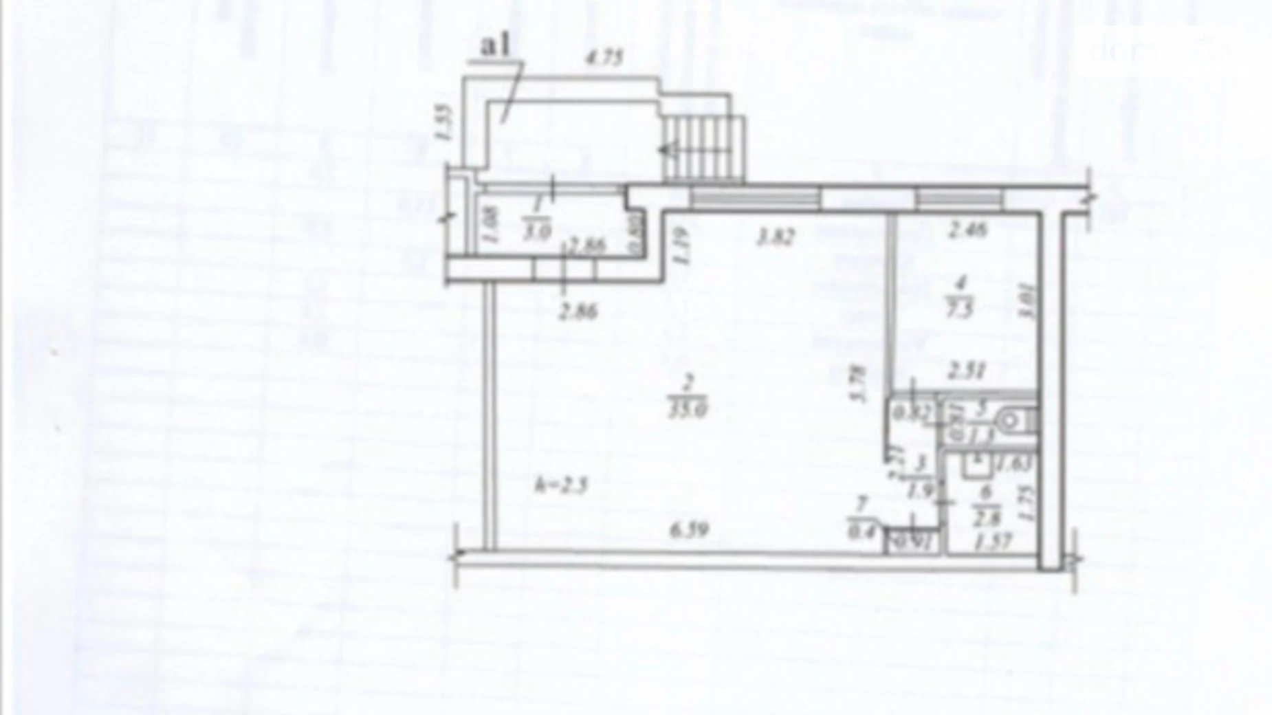 Продается помещения свободного назначения 51.9 кв. м в 9-этажном здании, цена: 33900 $ - фото 5