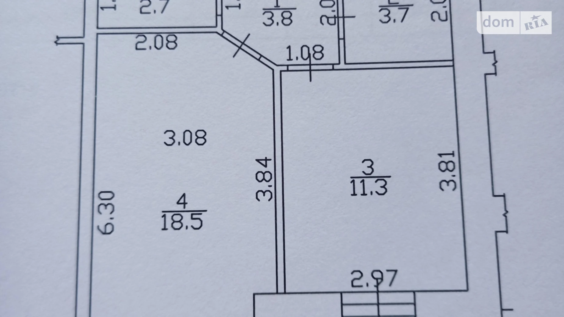 Продается 1-комнатная квартира 42.2 кв. м в Чернигове, ул. Любецкая, 104 - фото 5