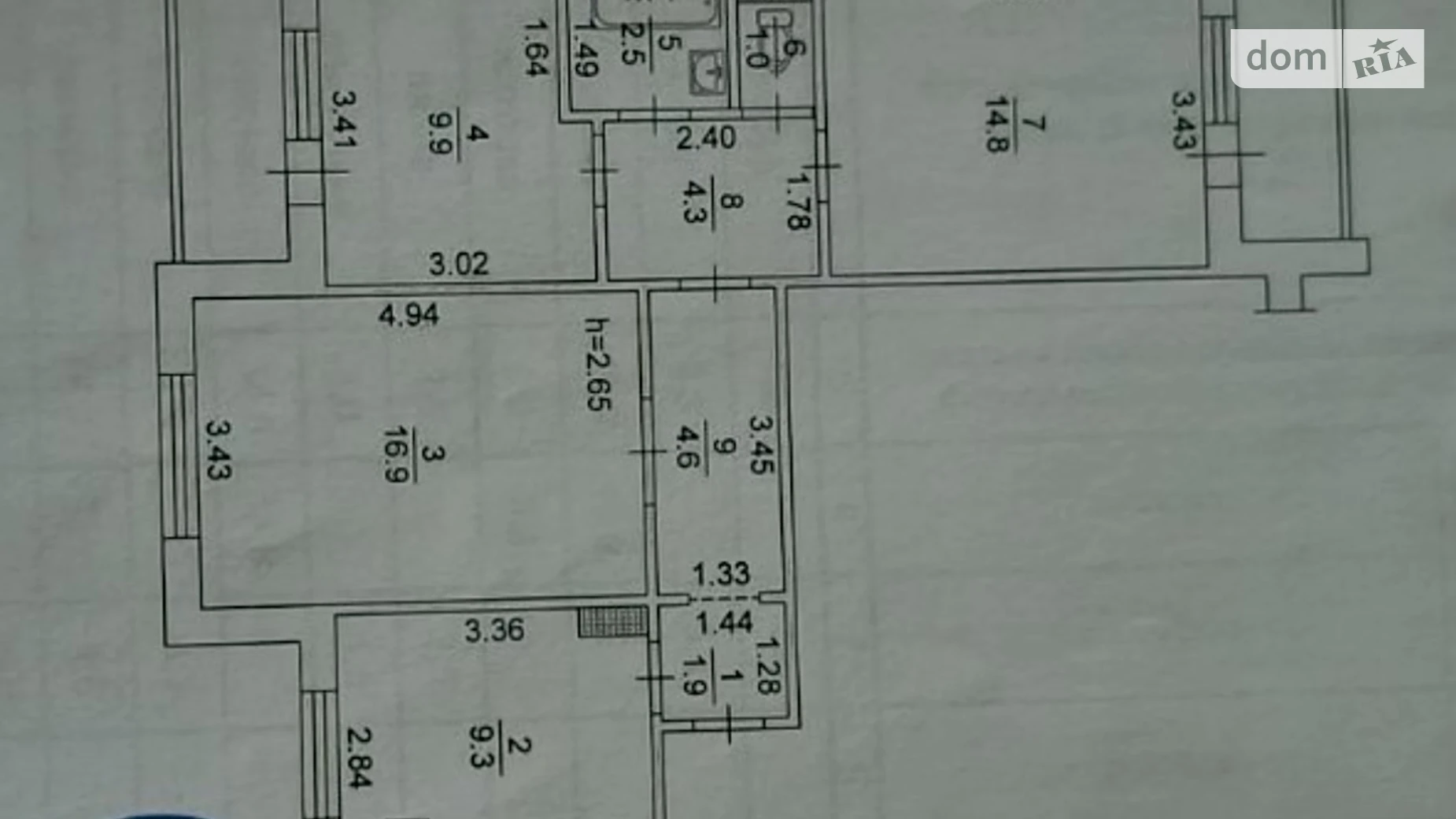 Продается 3-комнатная квартира 69.2 кв. м в Вышгороде, ул. Гриненко, 1А - фото 2