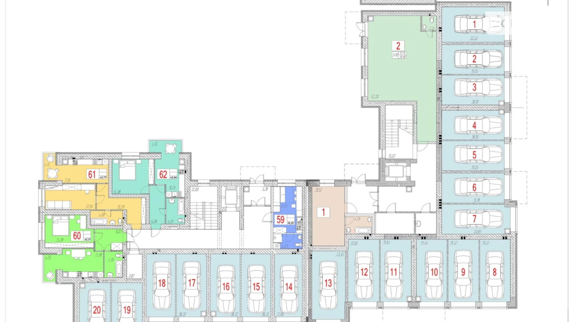Продається 1-кімнатна квартира 45.03 кв. м у Петрикові, цена: 31000 $ - фото 2