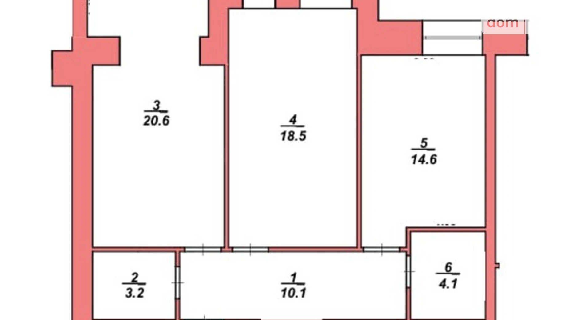 Продається 2-кімнатна квартира 71.1 кв. м у Хмельницькому, просп. Миру, 96 - фото 2