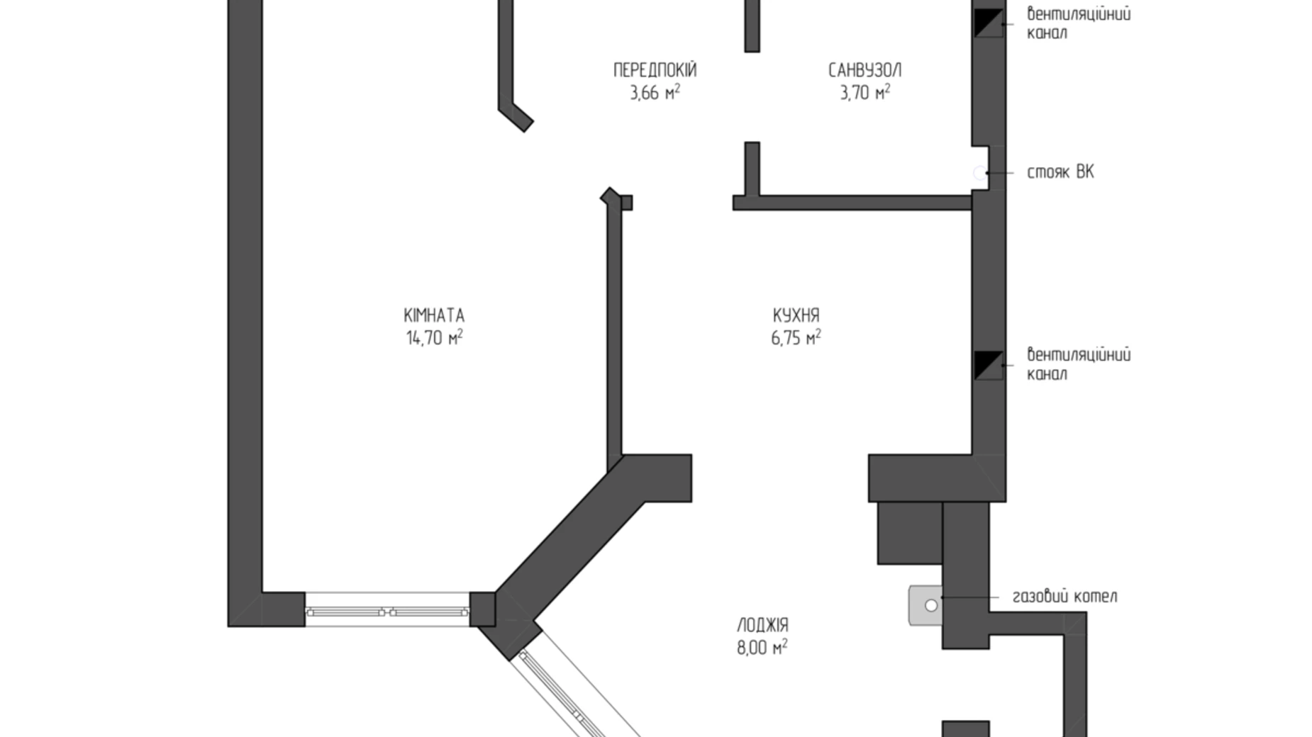 Продается 1-комнатная квартира 37.8 кв. м в Новоселках, ул. Мира, 2В - фото 4