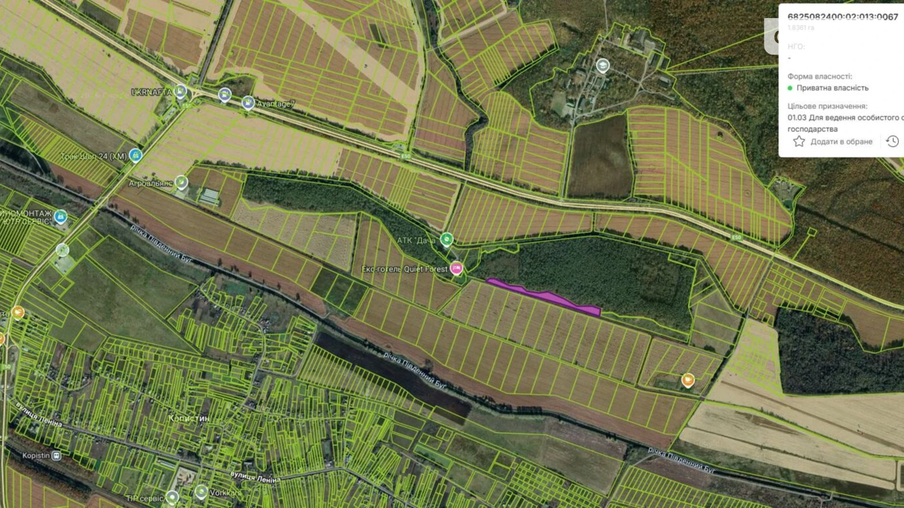 Продается земельный участок 183.61 соток в Хмельницкой области, цена: 18361 $ - фото 2