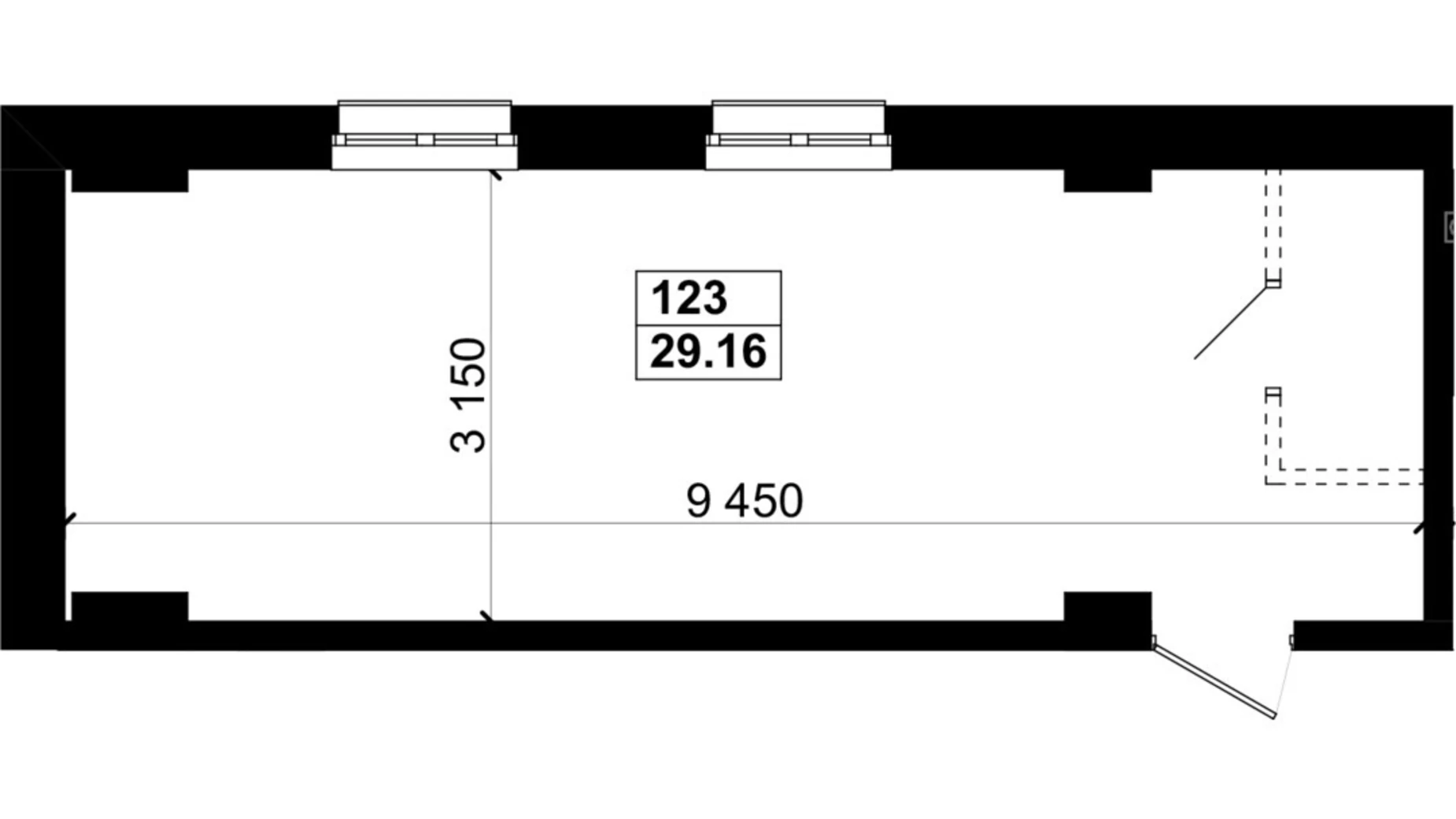 Продается офис 29.16 кв. м в бизнес-центре, цена: 43740 $ - фото 2