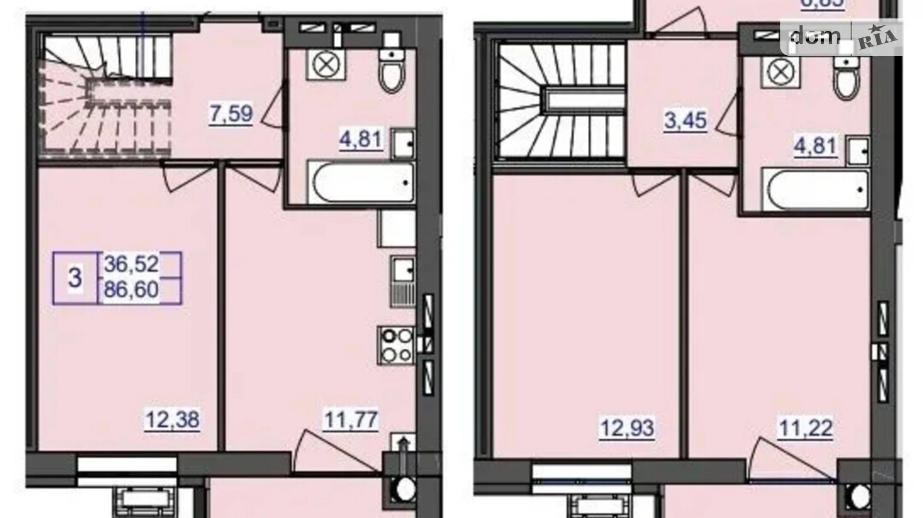 Продается 3-комнатная квартира 86.6 кв. м в Житомире, ул. Святослава Рихтера, 40 - фото 2
