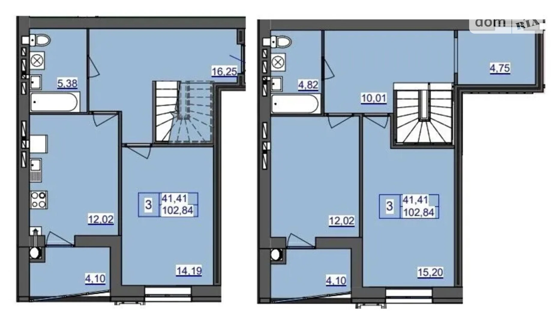 Продается 3-комнатная квартира 102.84 кв. м в Житомире, ул. Святослава Рихтера, 40 - фото 2
