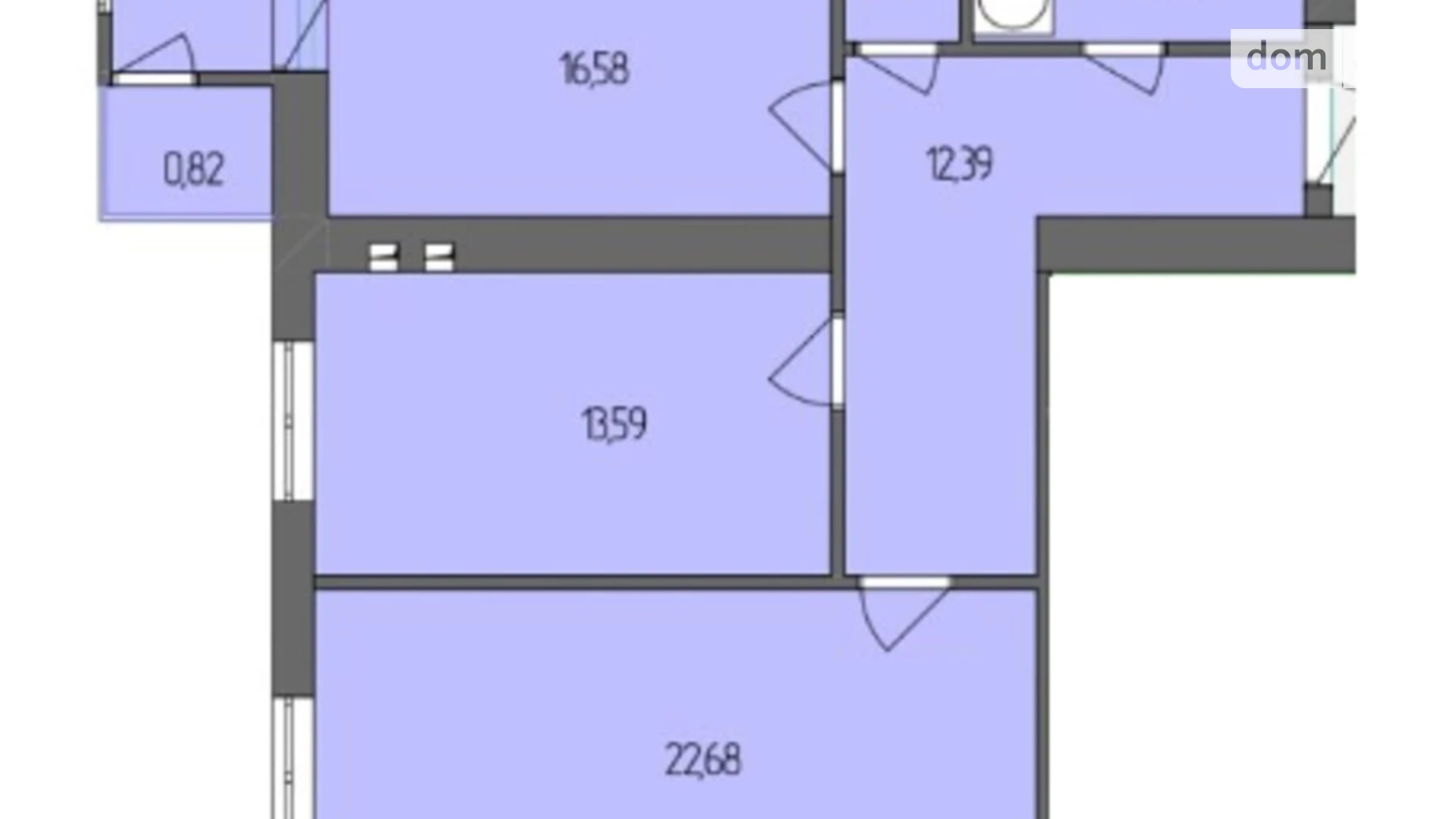 Продается 2-комнатная квартира 76.88 кв. м в Хмельницком, ул. Гетмана Мазепы(Красовского Маршала), 6Ж - фото 2