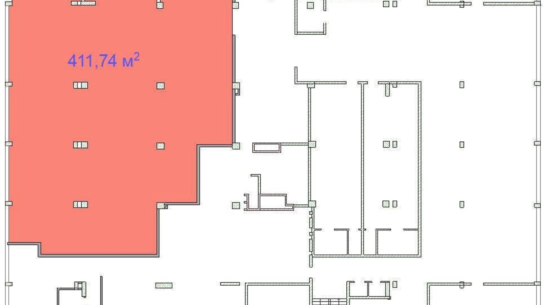 Сдается в аренду помещения свободного назначения 438 кв. м в 9-этажном здании, цена: 5694 $ - фото 3