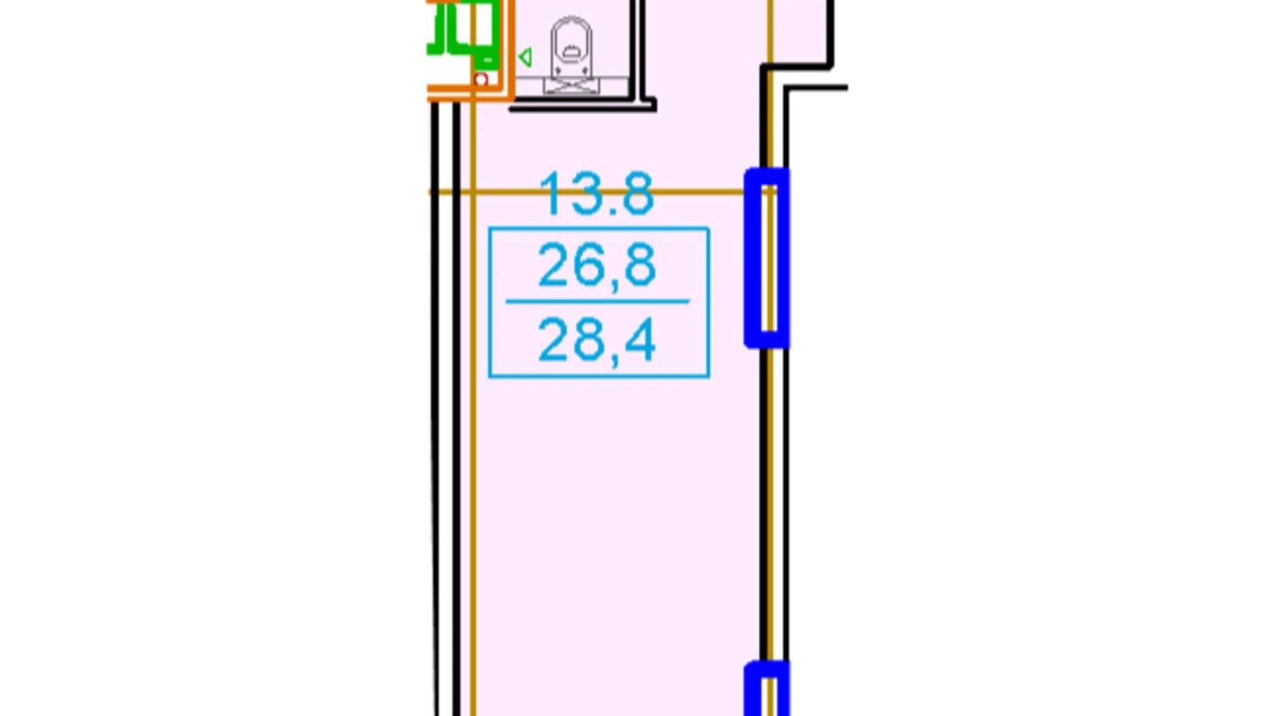 Продается 1-комнатная квартира 28.4 кв. м в Одессе, ул. Генуэзская, 1Ж - фото 2