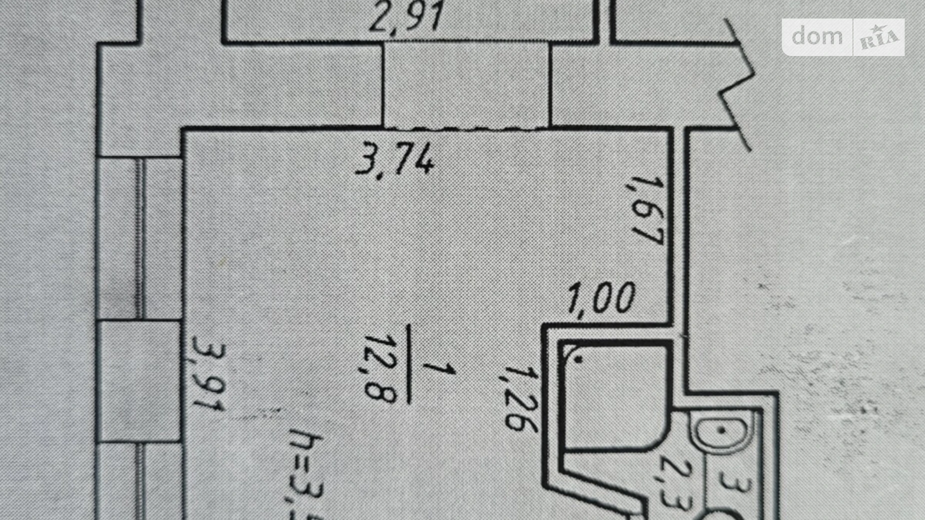 Продается 1-комнатная квартира 22 кв. м в Львове, просп. Свободы, 35 - фото 2