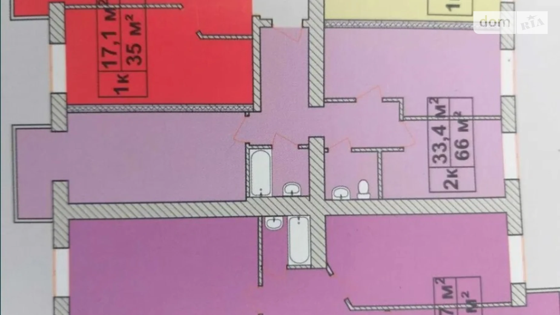 Продается 2-комнатная квартира 64.9 кв. м в, цена: 55000 $ - фото 5