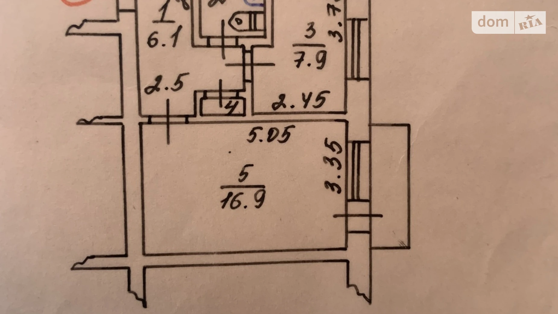 Продается 1-комнатная квартира 35.9 кв. м в Жмеринке, ул. Николая Белинского(Гастелло), 14 - фото 2