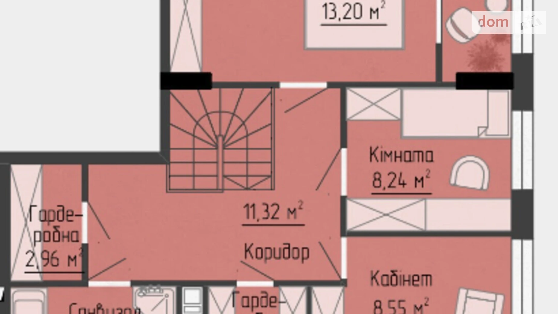 4-кімнатна квартира 115.44 кв. м у Тернополі, вул. Яреми, 18 - фото 3