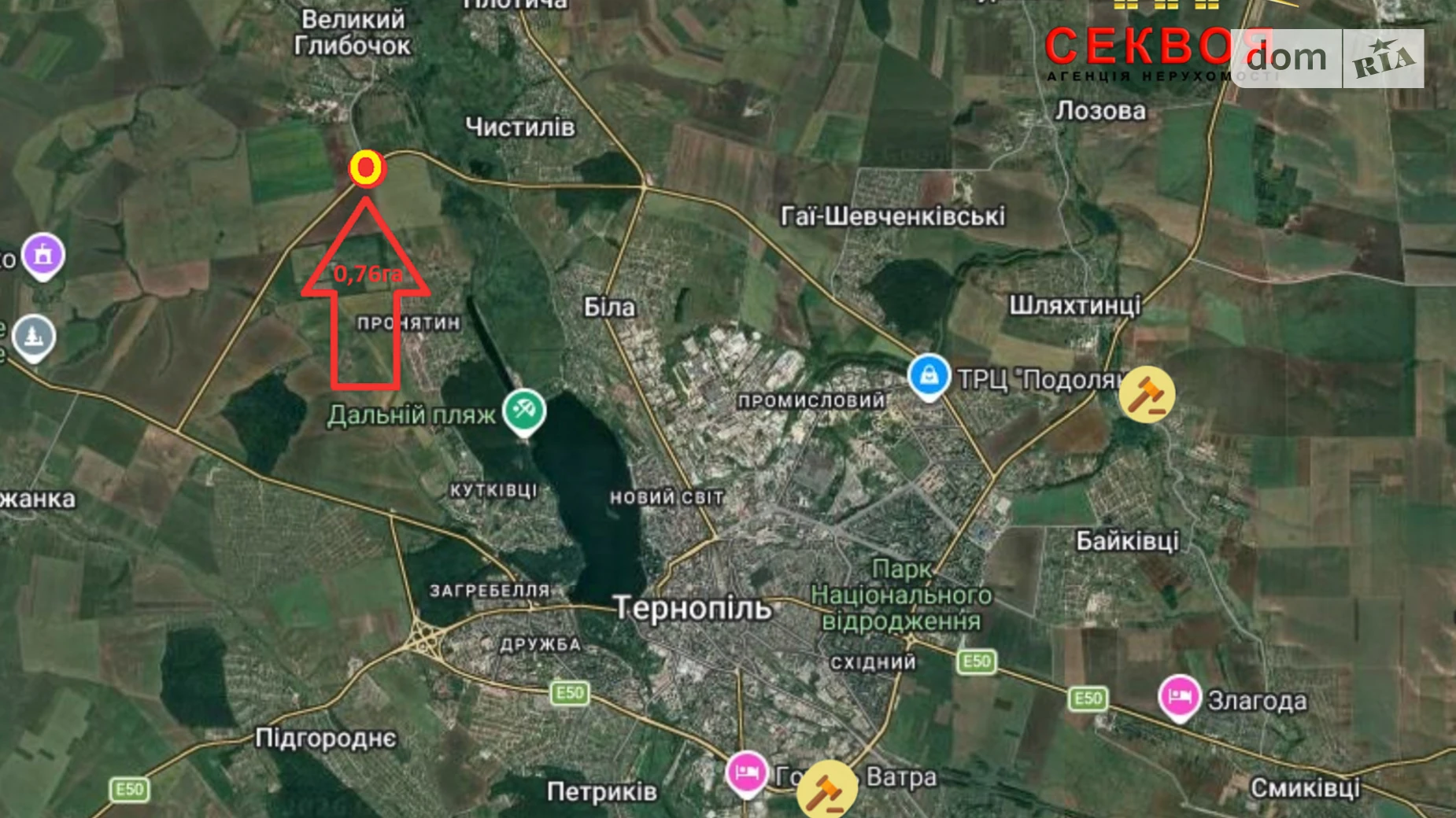 Продается земельный участок 0.76 соток в Тернопольской области, цена: 114000 $ - фото 2