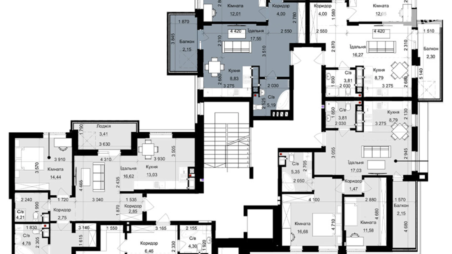 Продается 2-комнатная квартира 74.63 кв. м в Львове, ул. Пасечная, 154 - фото 3