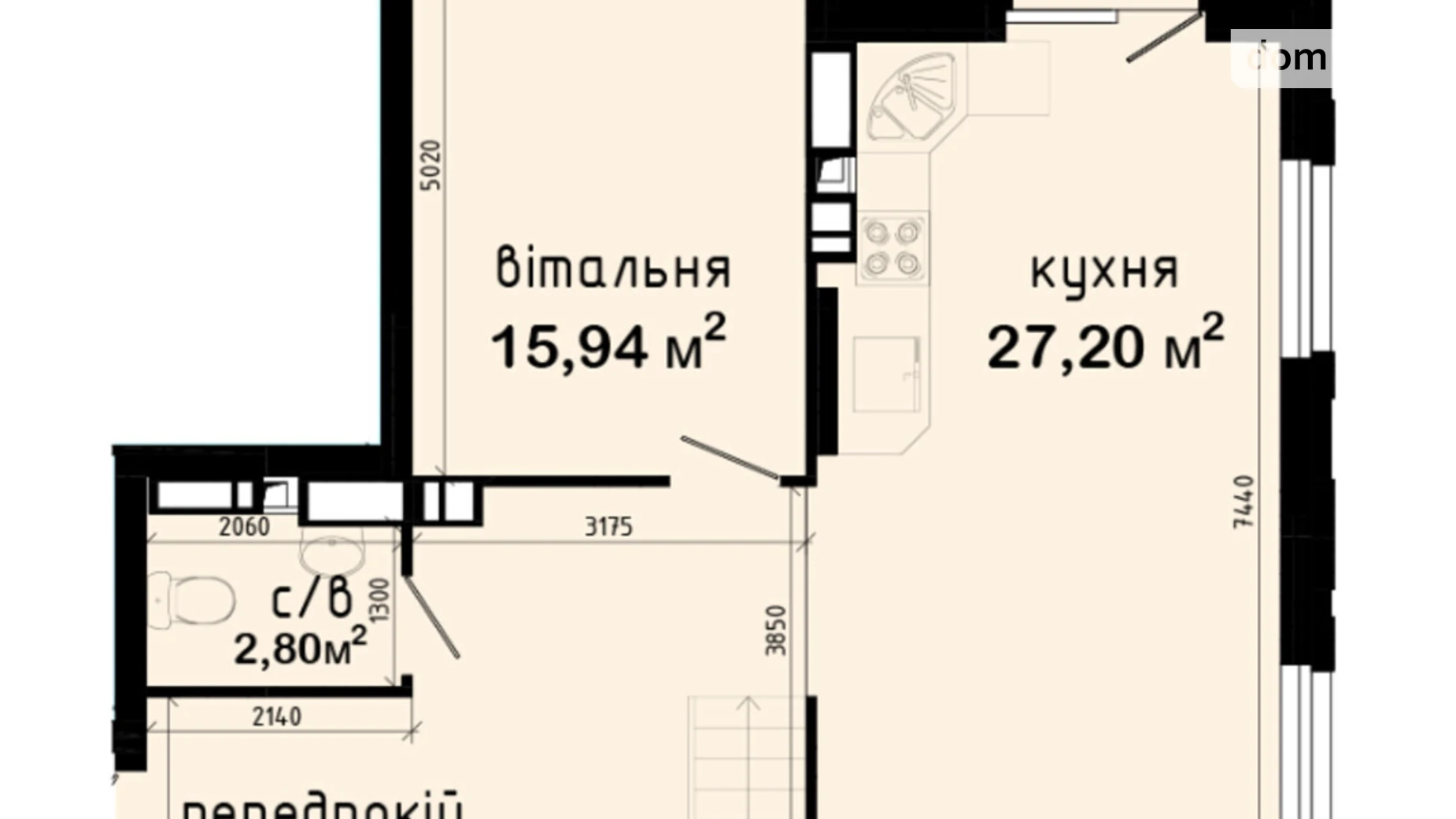 Продается 3-комнатная квартира 126.02 кв. м в Киеве, просп. Академика Глушкова, 42 - фото 2