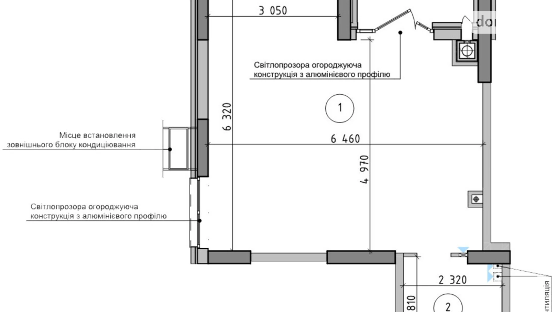Продается офис 40.8 кв. м в бизнес-центре, цена: 68911 $ - фото 2