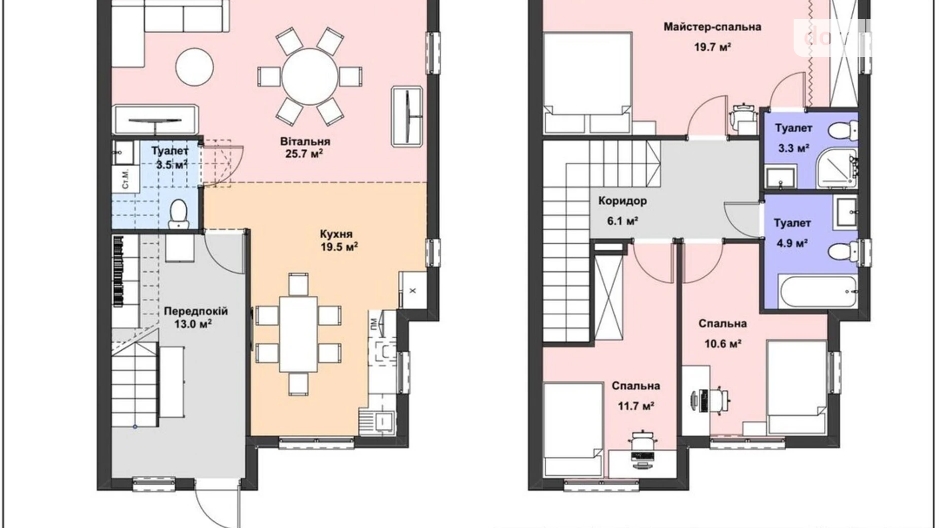 мас. 21 Таирово Таунхаус Cuvee Village, цена: 124900 $ - фото 2