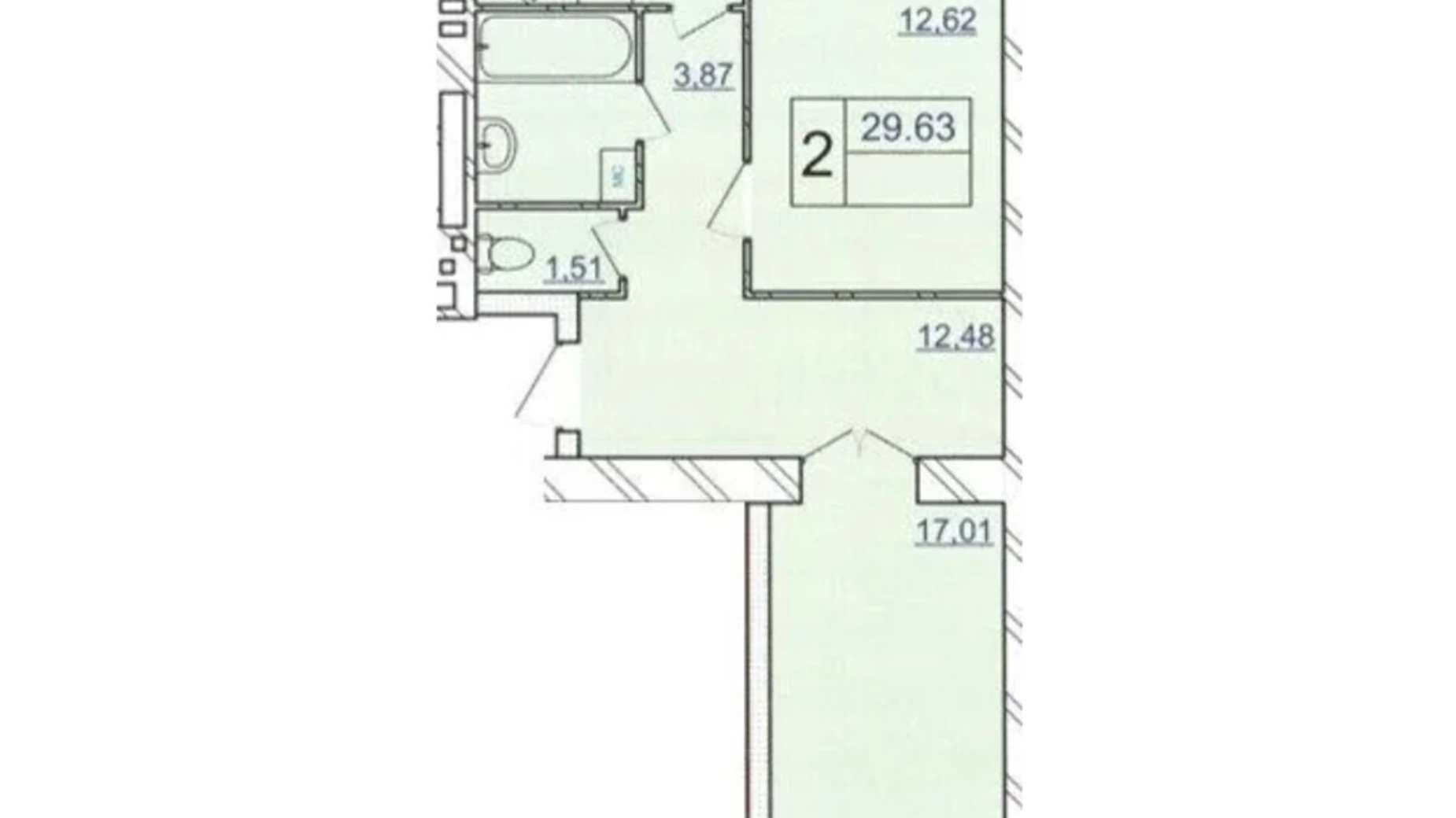 Продається 2-кімнатна квартира 59.8 кв. м у Хмельницькому, вул. Панаса Мирного, 18/2 - фото 5