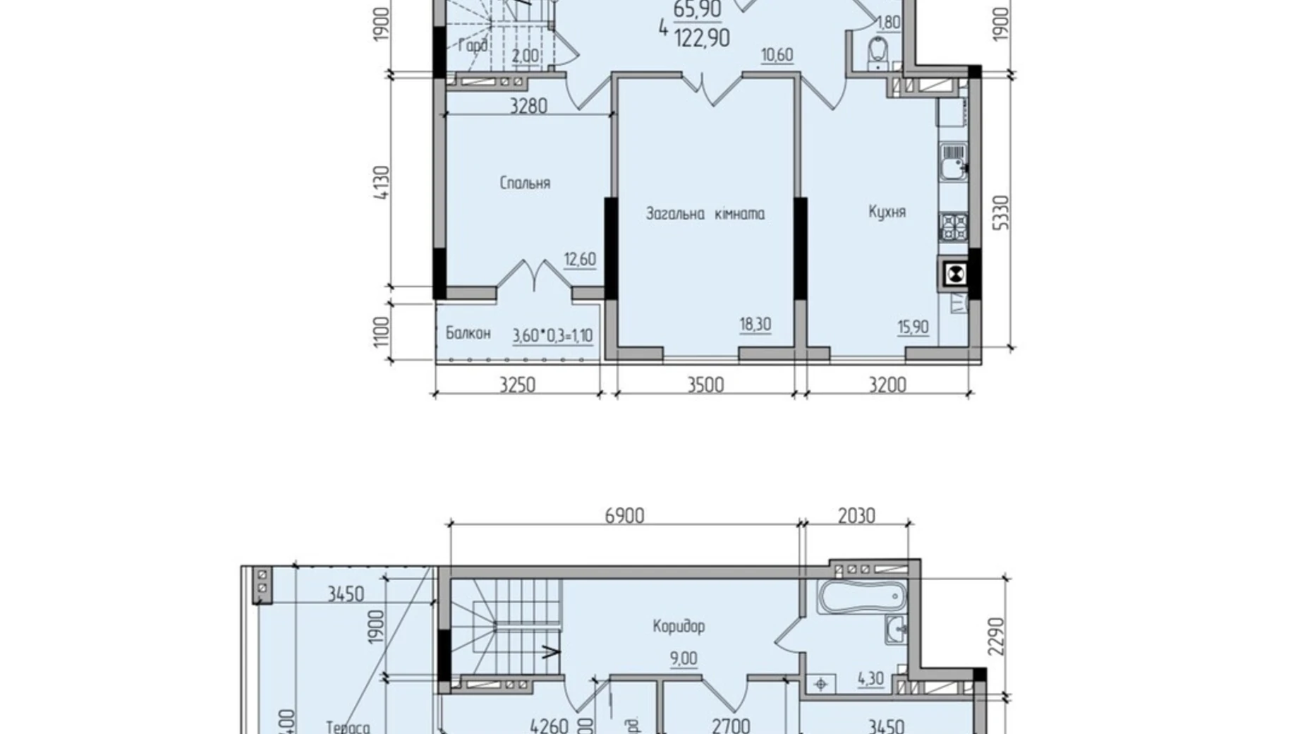 Продается 4-комнатная квартира 122.9 кв. м в, цена: 100778 $ - фото 2