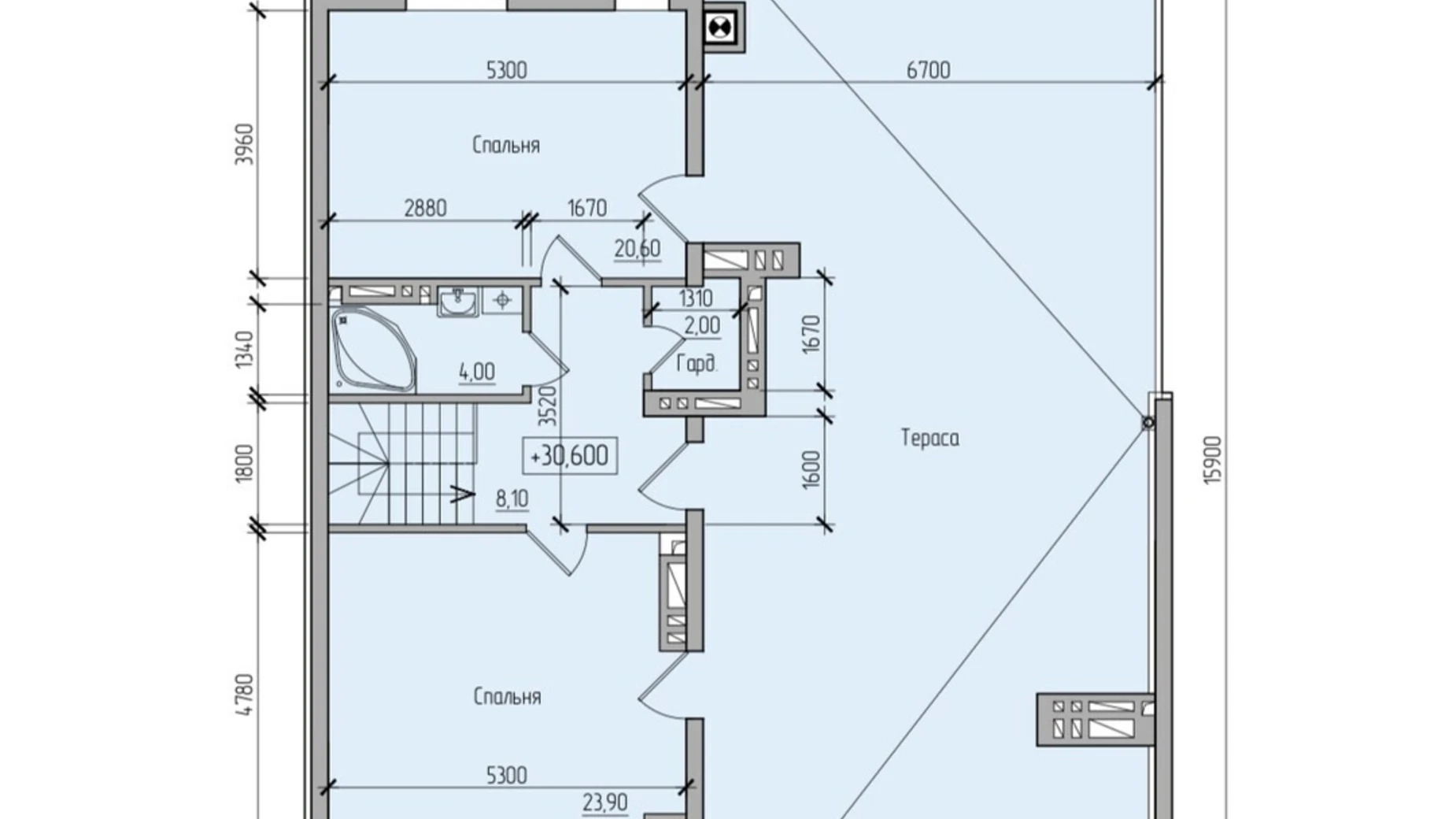 Продается 4-комнатная квартира 155.3 кв. м в, цена: 124240 $ - фото 3