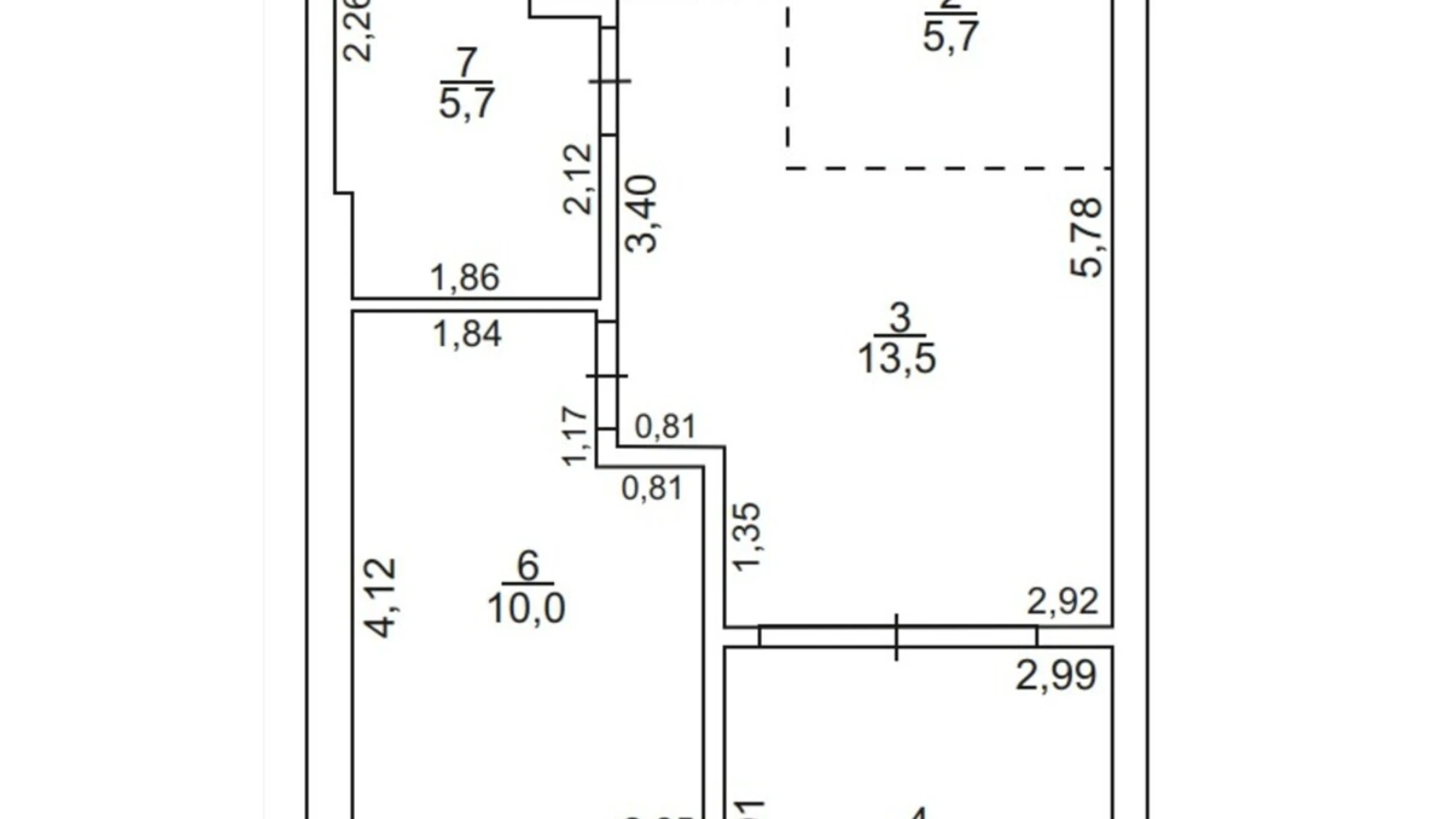 Продается 2-комнатная квартира 48.3 кв. м в Ужгороде, цена: 35017 $ - фото 2