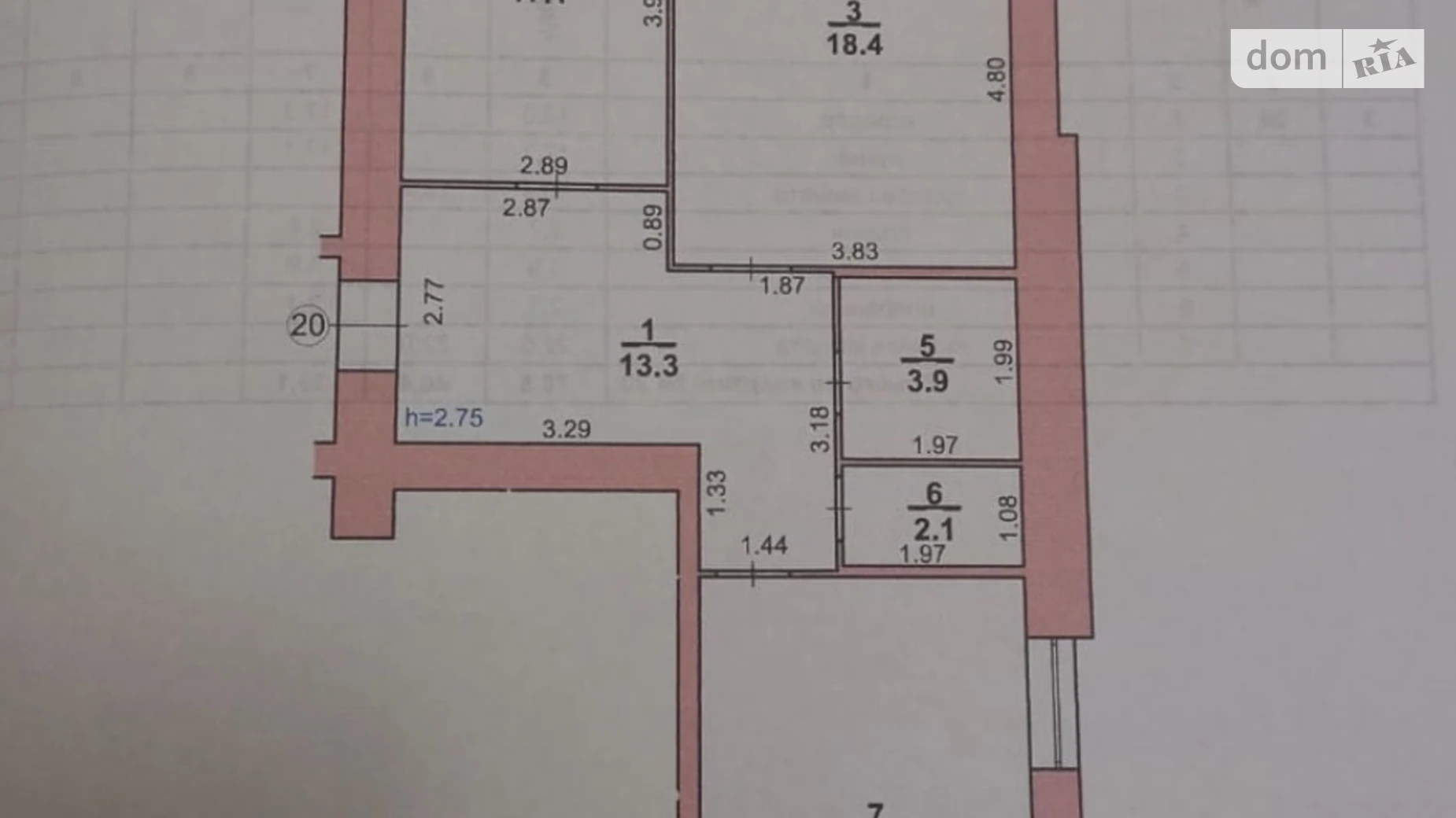Продается 2-комнатная квартира 79.5 кв. м в Хмельницком, ул. Лесогриневецкая, 32 - фото 2