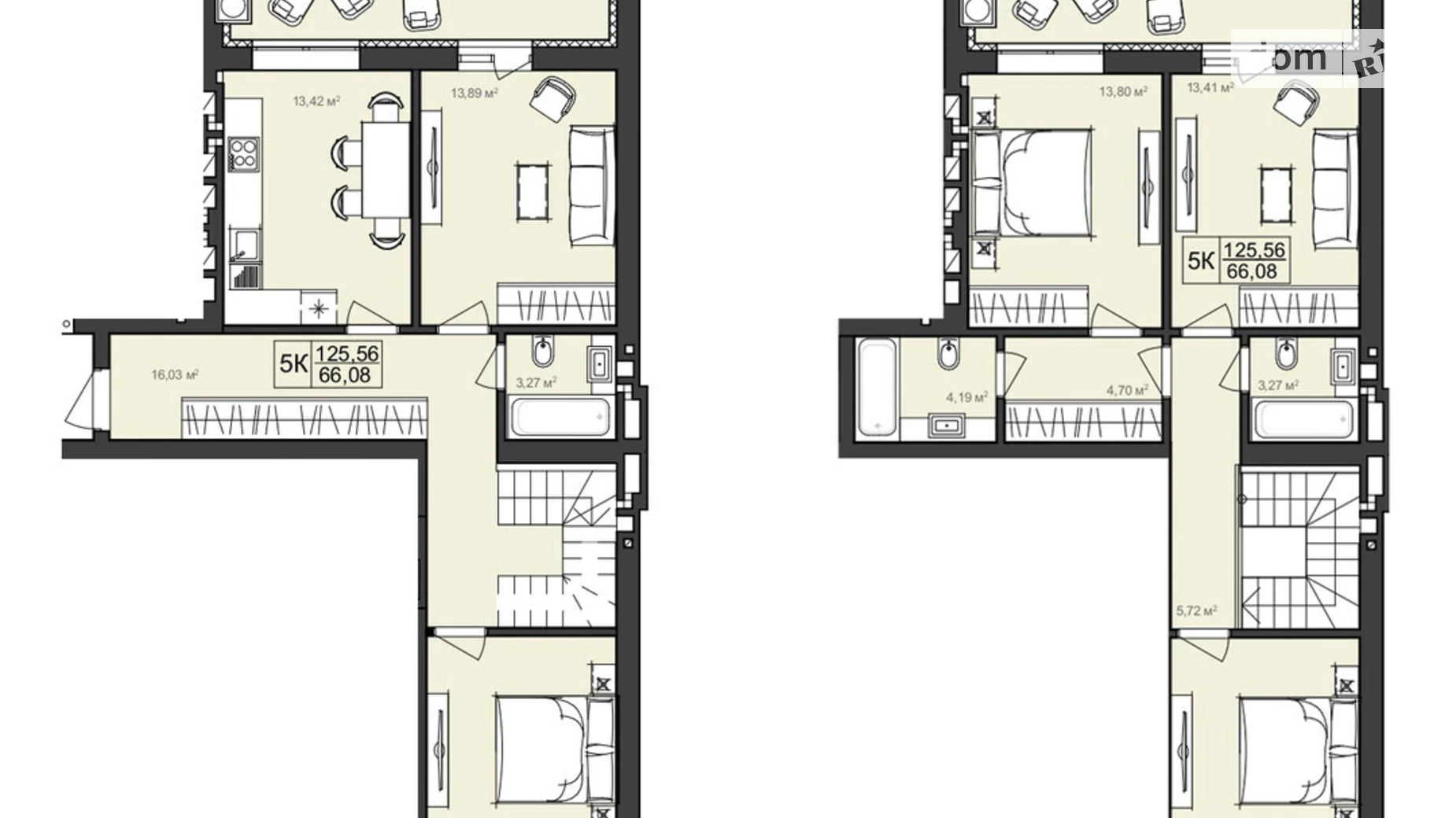 Продается 5-комнатная квартира 134.7 кв. м в Хмельницком, просп. Мира, 96 - фото 2