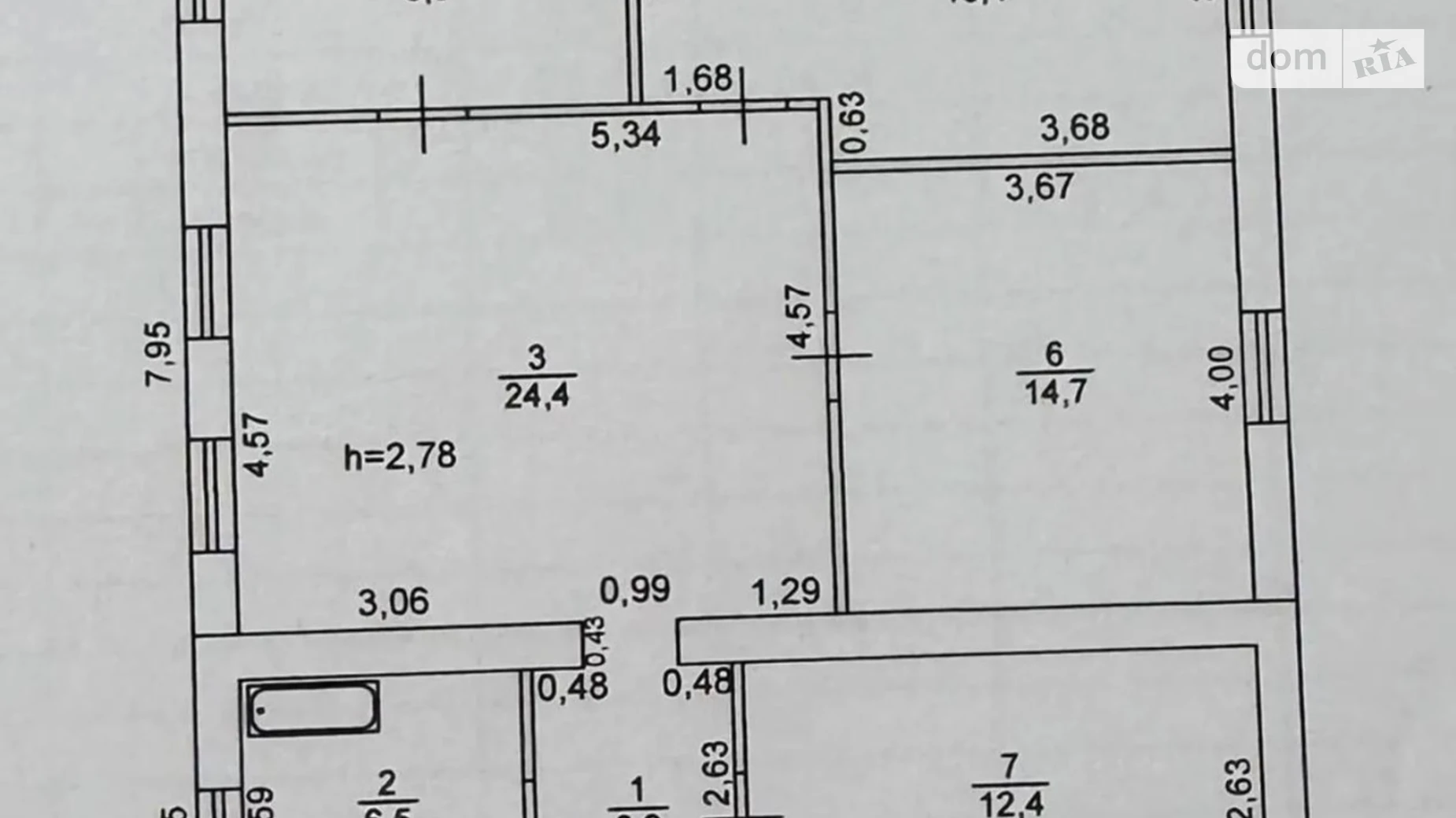 Продается одноэтажный дом 88.9 кв. м с бассейном, цена: 80000 $ - фото 4