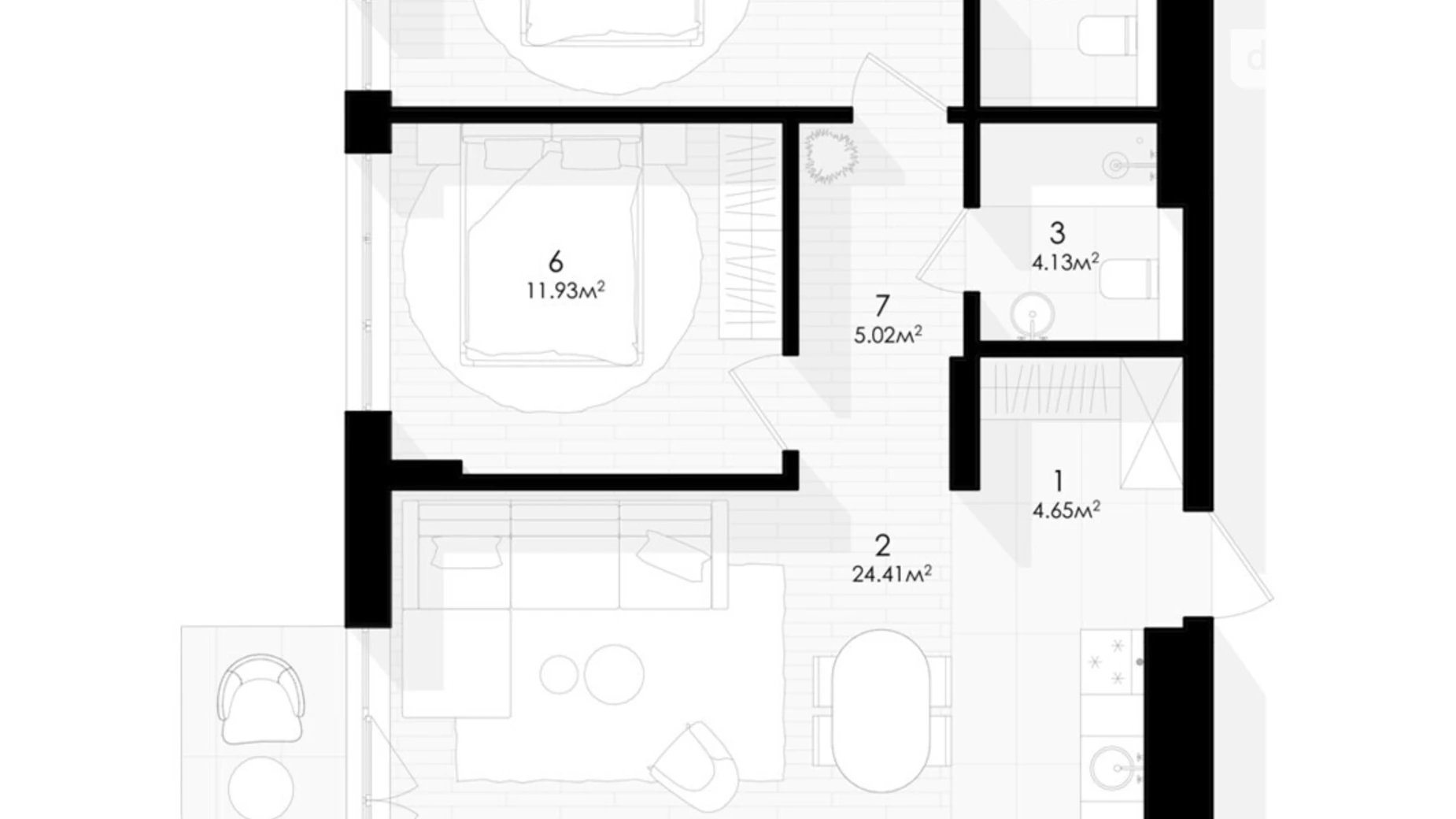 Продается 2-комнатная квартира 71.45 кв. м в Львове, ул. Замарстиновская, 76 - фото 2