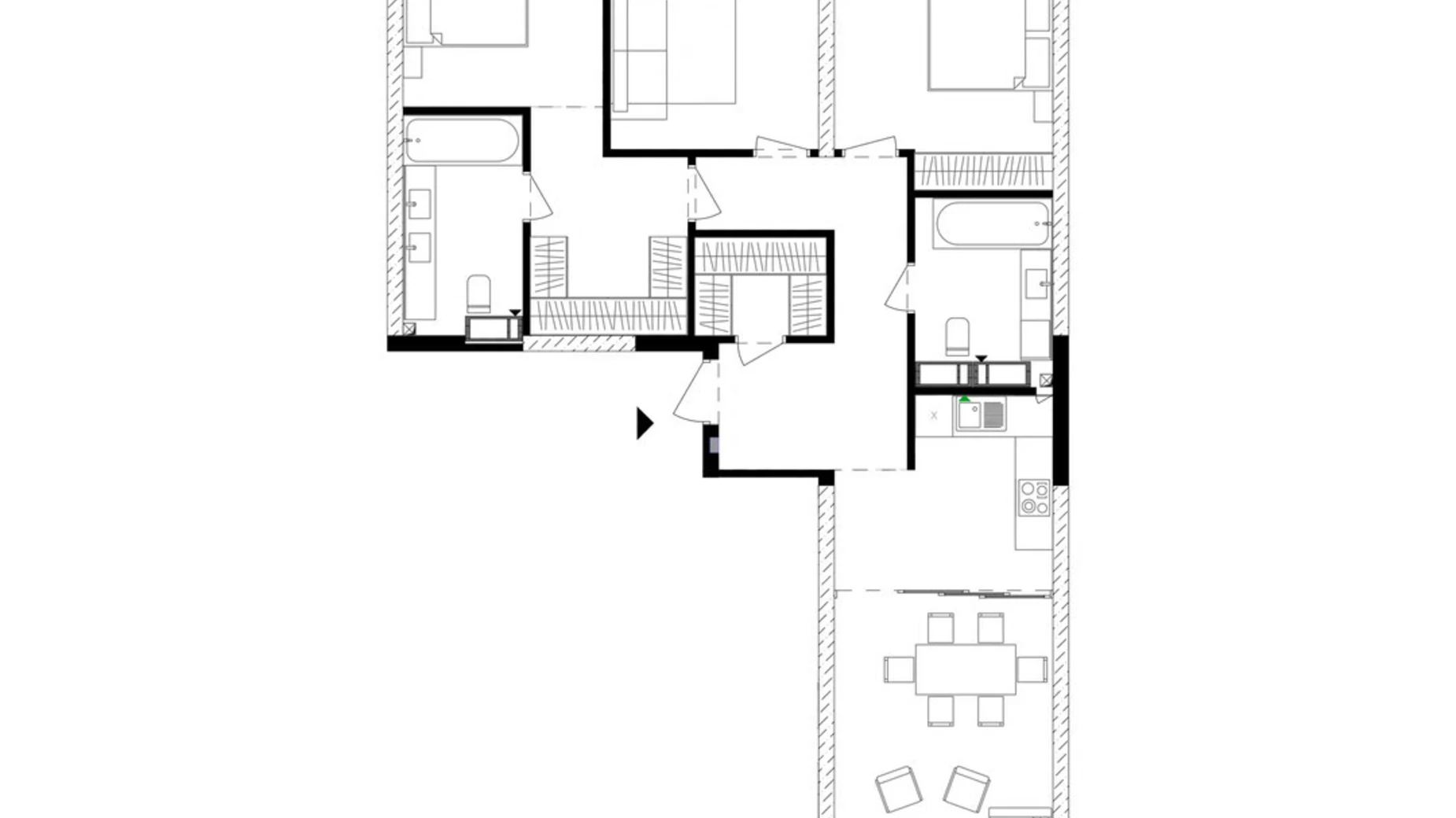 Продается 3-комнатная квартира 124.6 кв. м в Киеве, ул. Евгения Маланюка(Сагайдака), 101 - фото 2