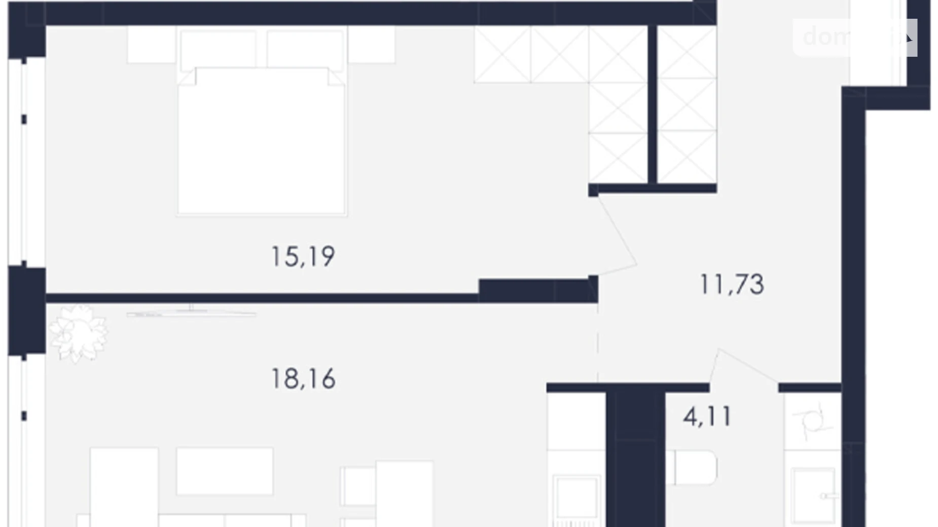 Продается 1-комнатная квартира 49.19 кв. м в Сокольниках, ул. Героев Майдана - фото 2