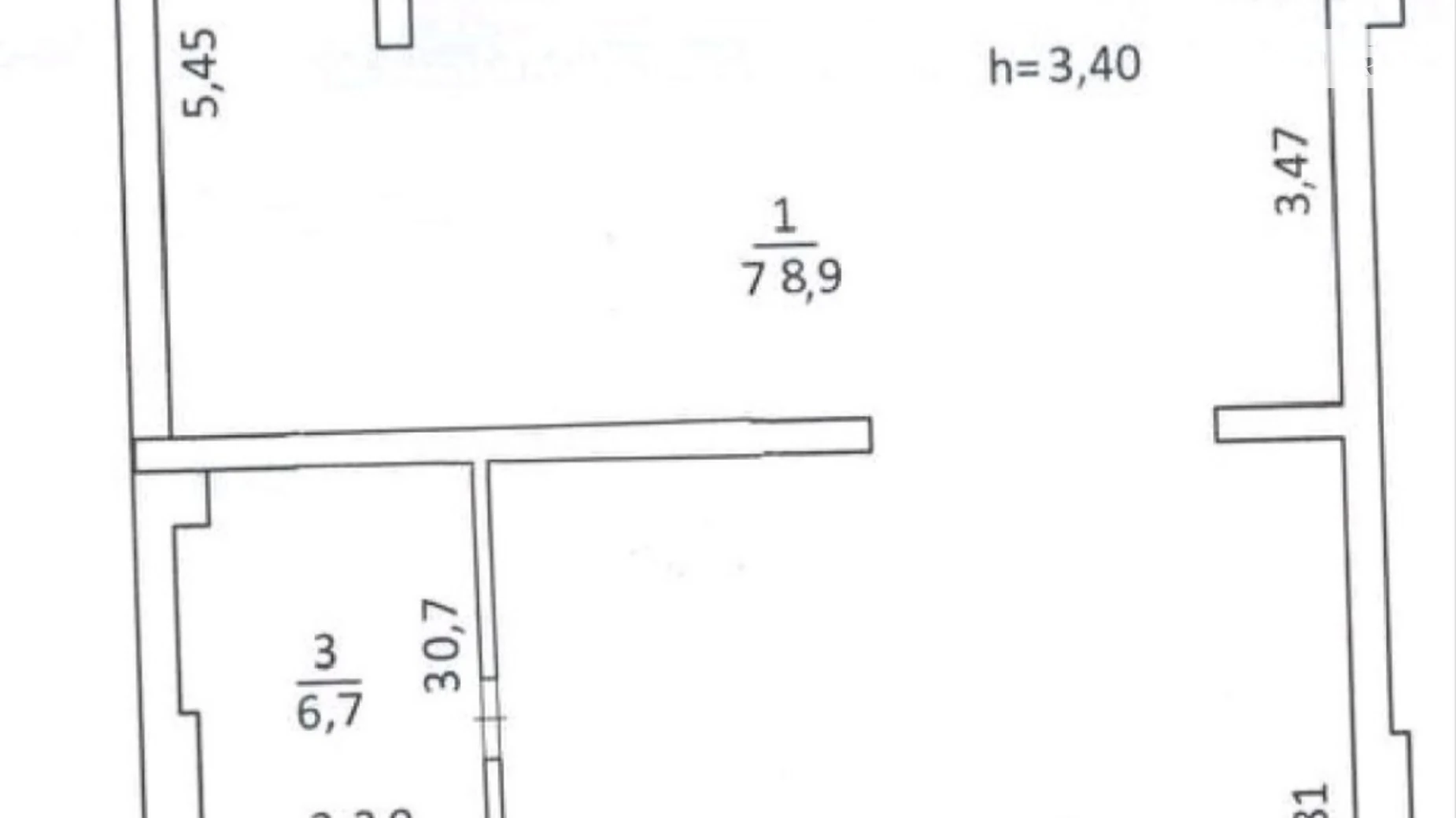 Сдается в аренду помещения свободного назначения 97 кв. м в 9-этажном здании, цена: 750 $ - фото 4