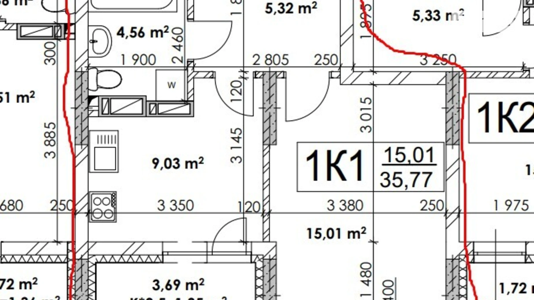 Продается 1-комнатная квартира 35.77 кв. м в Киеве, цена: 20000 $ - фото 4