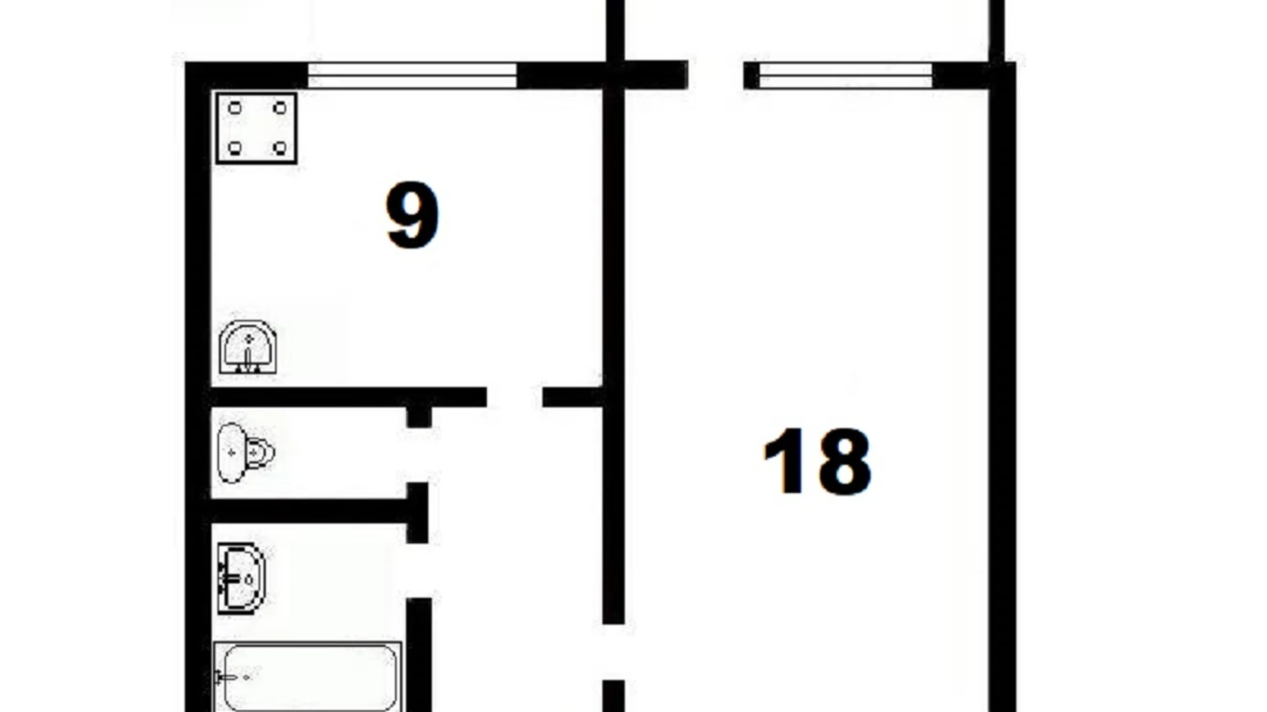Продается 1-комнатная квартира 34.4 кв. м в Одессе, ул. Балковская - фото 2