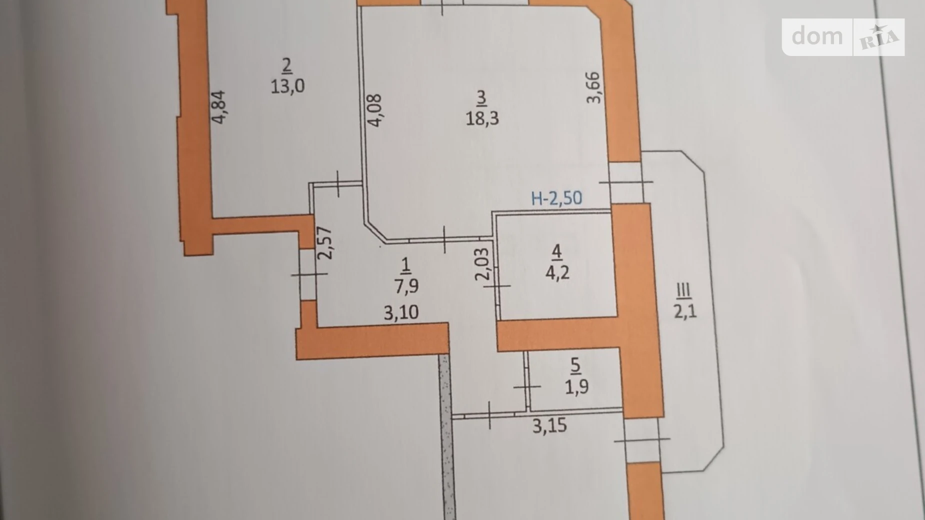 2-комнатная квартира 65 кв. м в Тернополе, ул. Галицкая, 7Г - фото 4