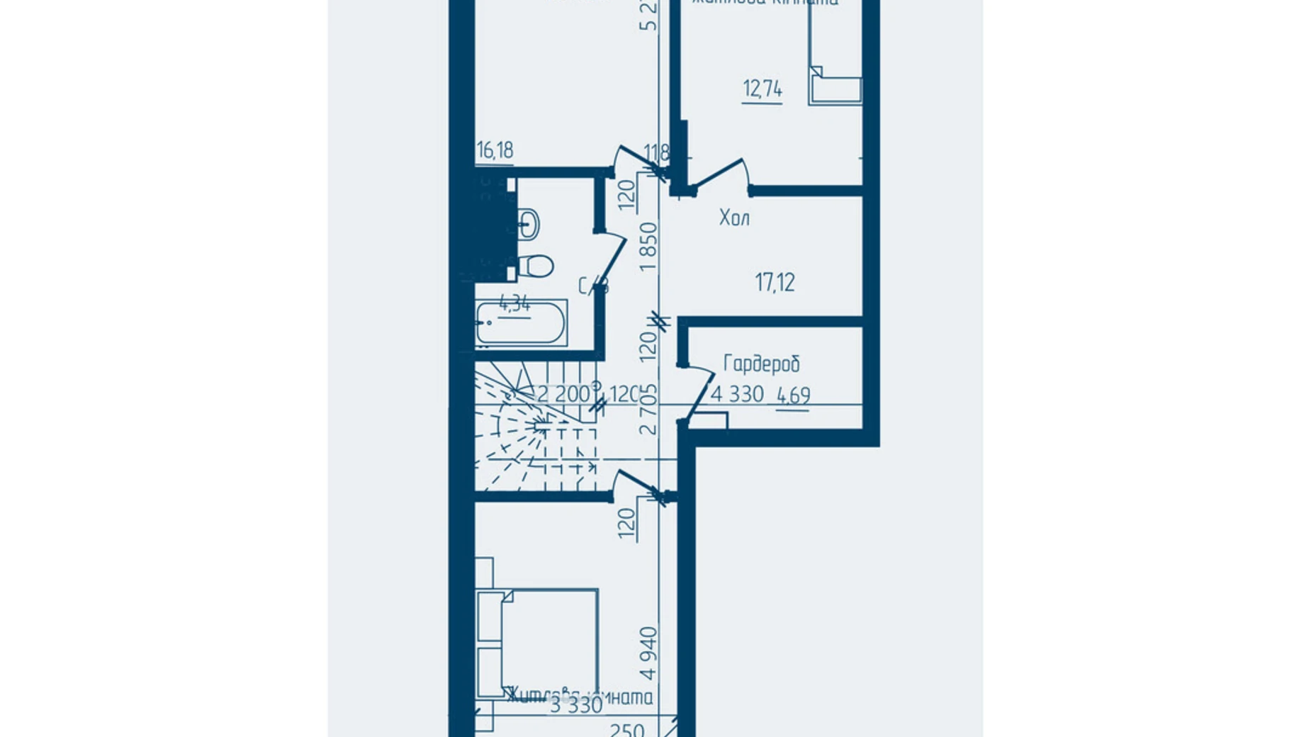Продается 5-комнатная квартира 155.48 кв. м в Черновцах, цена: 139932 $ - фото 3