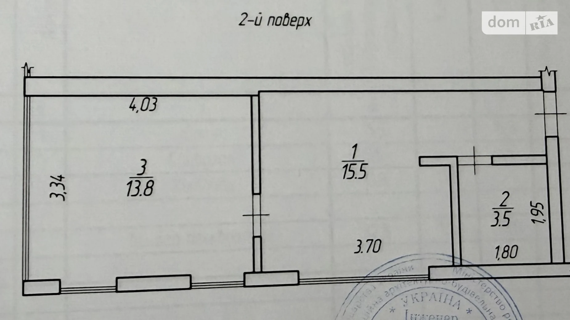 Продається 1-кімнатна квартира 33 кв. м у Рівному, вул. Дубенська - фото 2