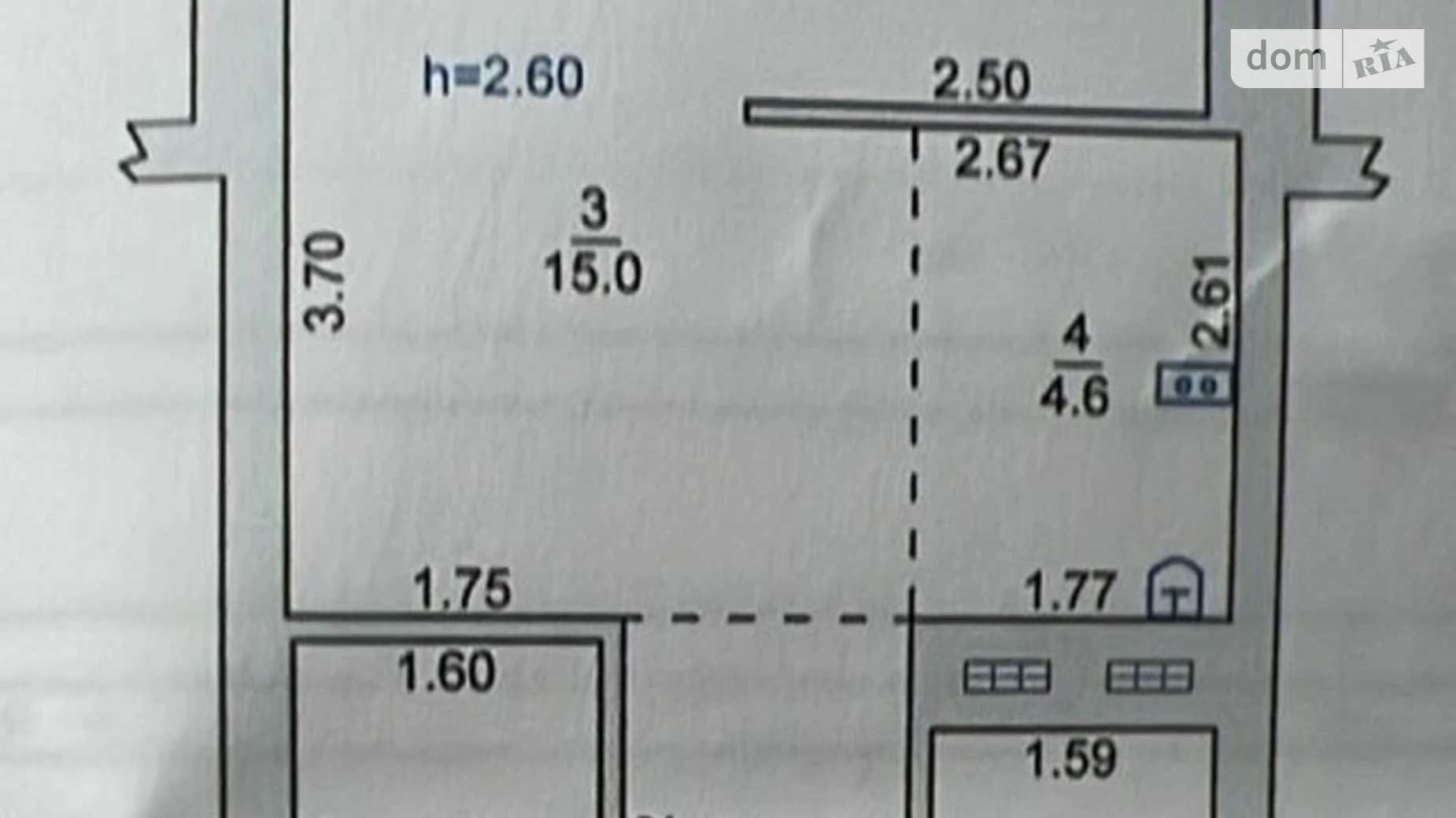 Продается 1-комнатная квартира 38 кв. м в Черноморске, цена: 45000 $ - фото 5