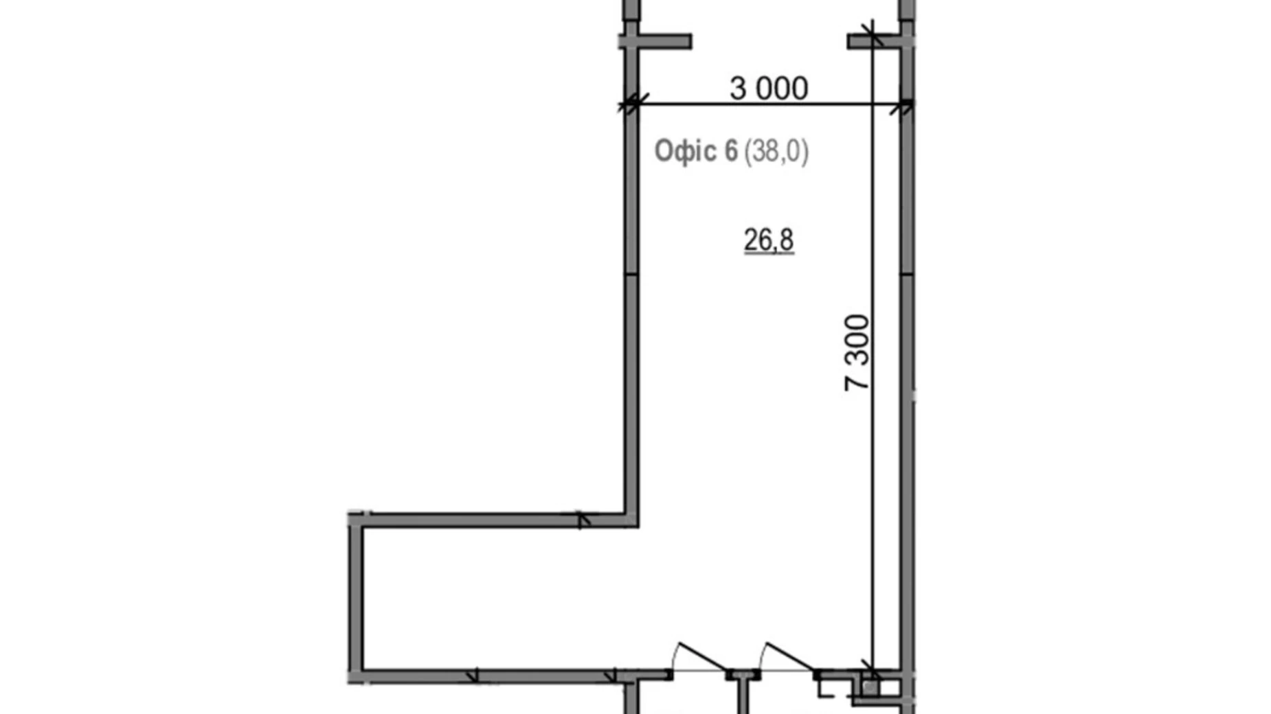 Продается офис 38 кв. м в бизнес-центре, цена: 41990 $ - фото 3