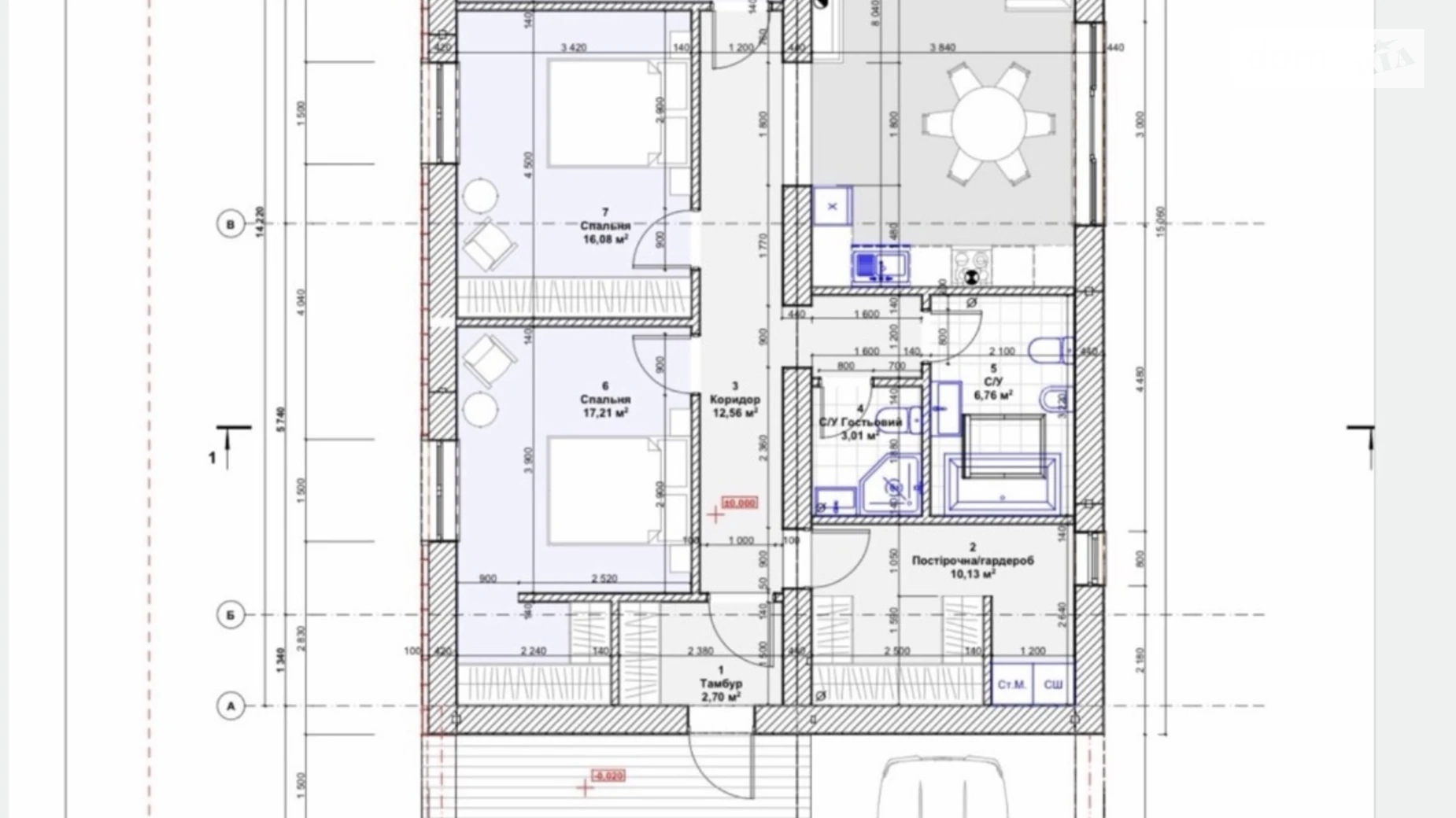 Продается одноэтажный дом 127 кв. м с бассейном, цена: 63330 $ - фото 5