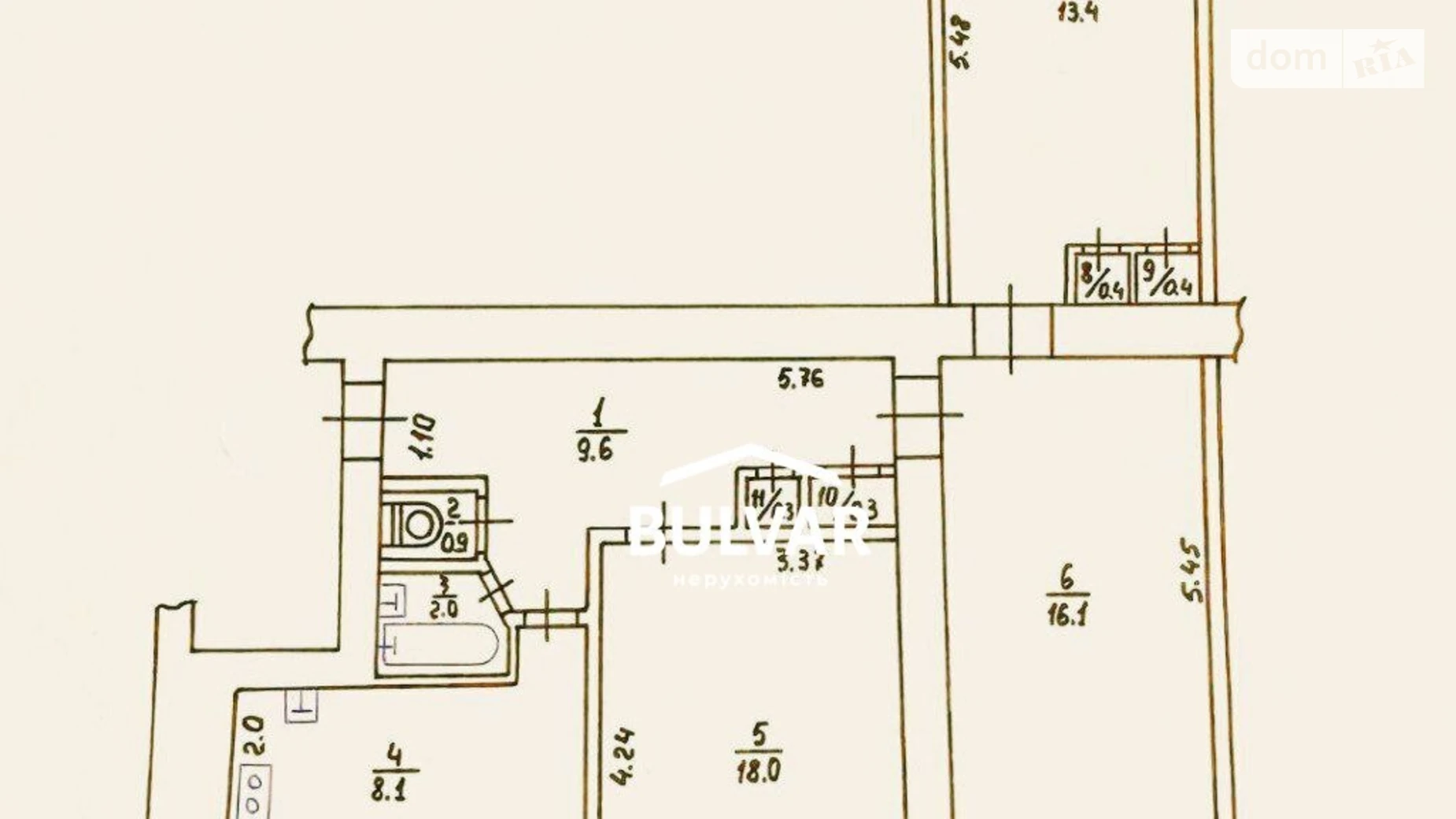 Продается 3-комнатная квартира 71.2 кв. м в Харькове, ул. Полтавский Шлях, 155 - фото 5