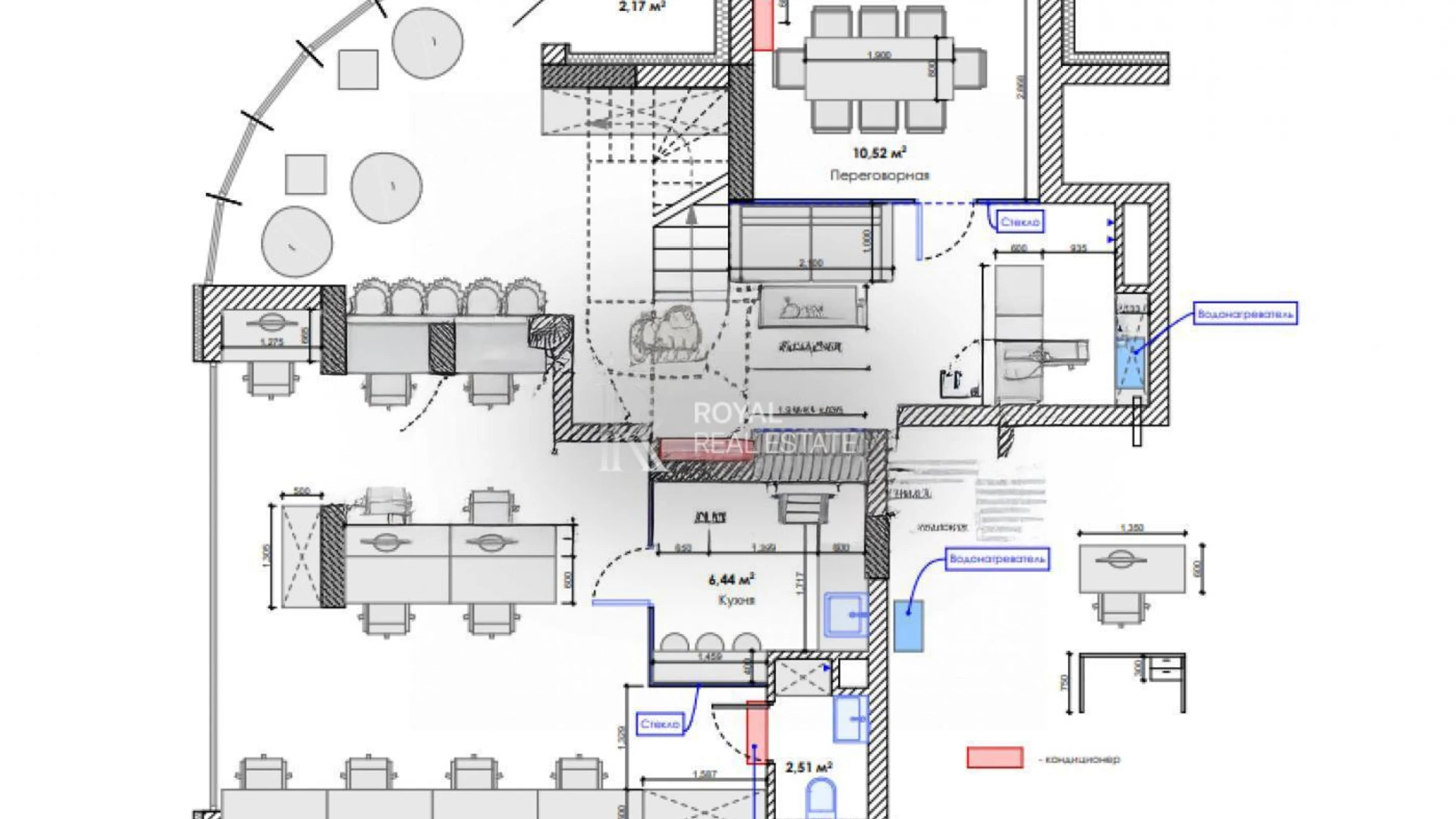 Сдается в аренду офис 160 кв. м в бизнес-центре, цена: 3000 $ - фото 5