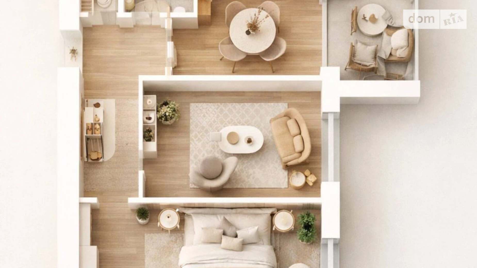 Продается 2-комнатная квартира 62.37 кв. м в Хмельницком, ул. Сечевых Стрельцов, 8Б корпус 3 - фото 2