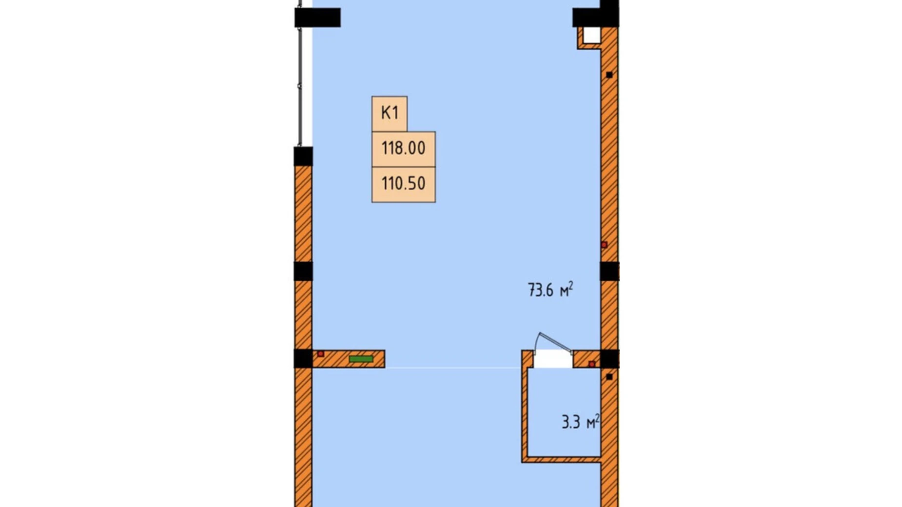 Продается 3-комнатная квартира 118 кв. м в Чагоре, цена: 118000 $ - фото 5